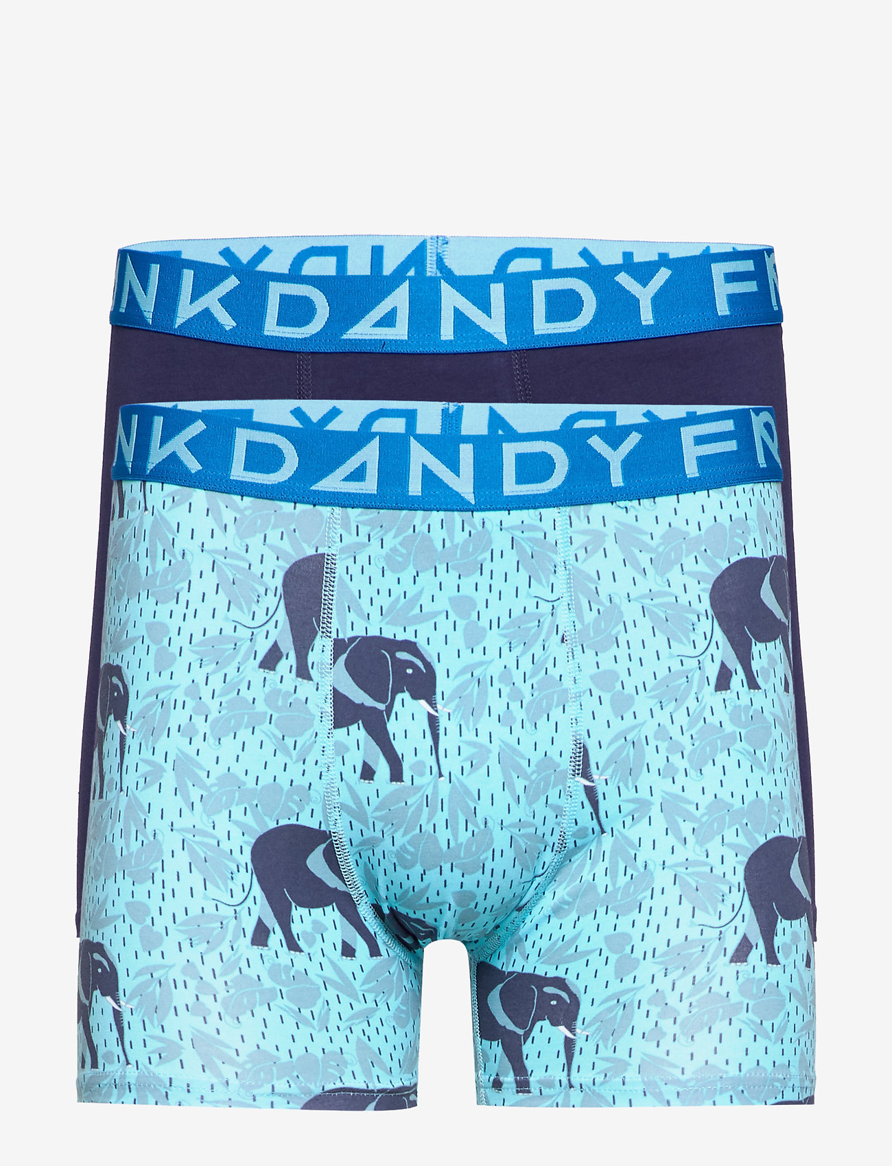 Frank Dandy - 2 Pack Elephant Boxer - blue/dark blue - 0