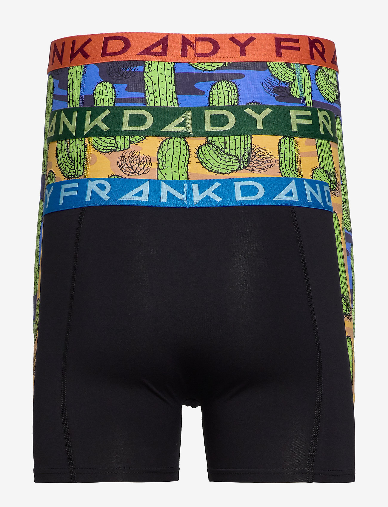 Frank Dandy - 3 Pack Cocktus Boxer - blue/tan/black - 1