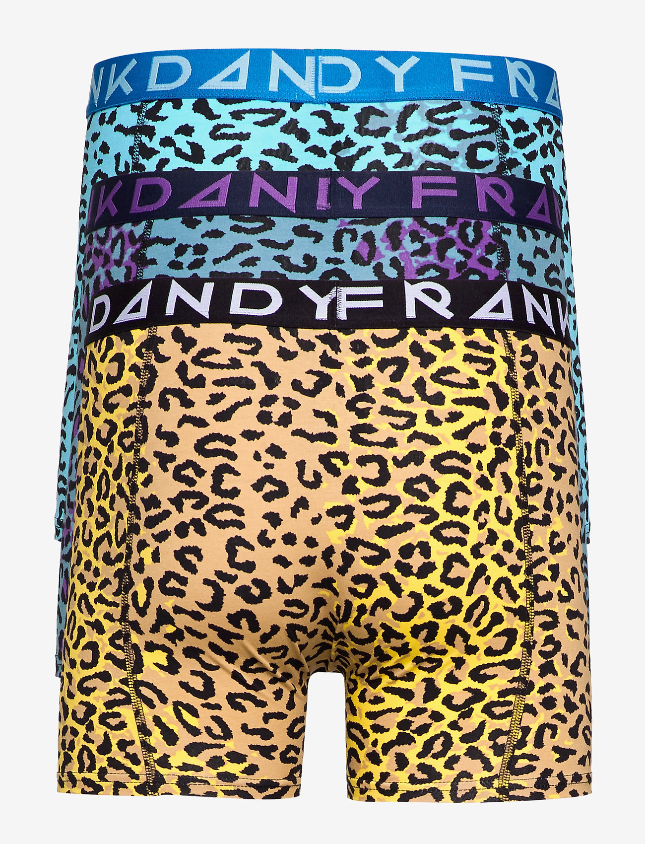 Frank Dandy - 3 Pack Animal Camo Boxer - blue/yewllow/lilac - 1