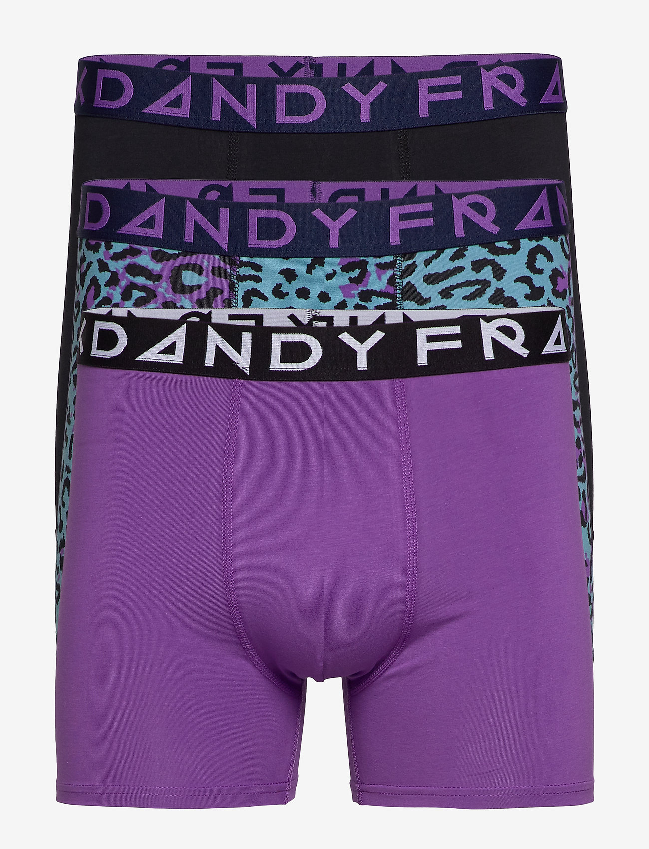 Frank Dandy - 3 Pack Animal Camo Boxer - lilac/lilac/black - 0