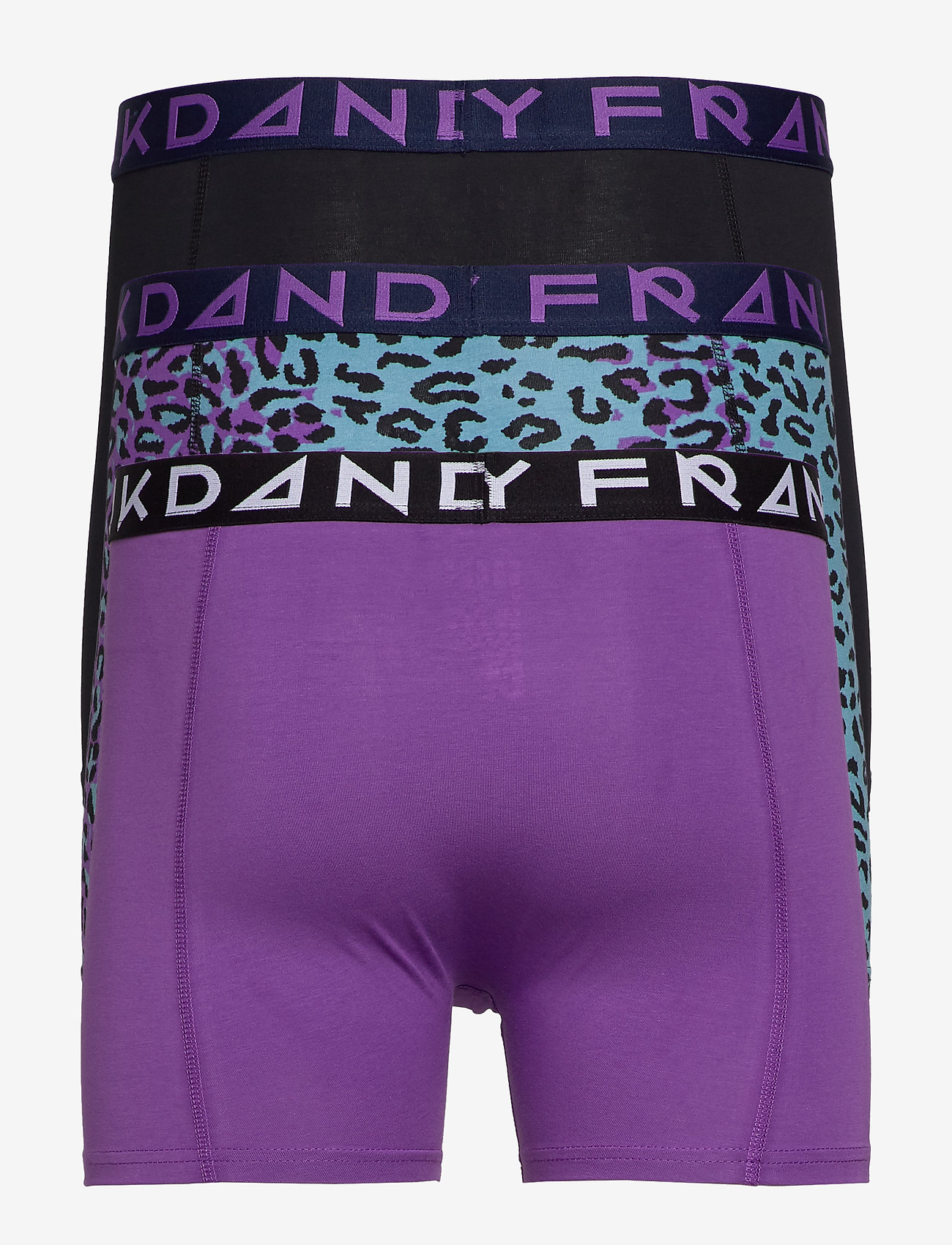 Frank Dandy - 3 Pack Animal Camo Boxer - lilac/lilac/black - 1