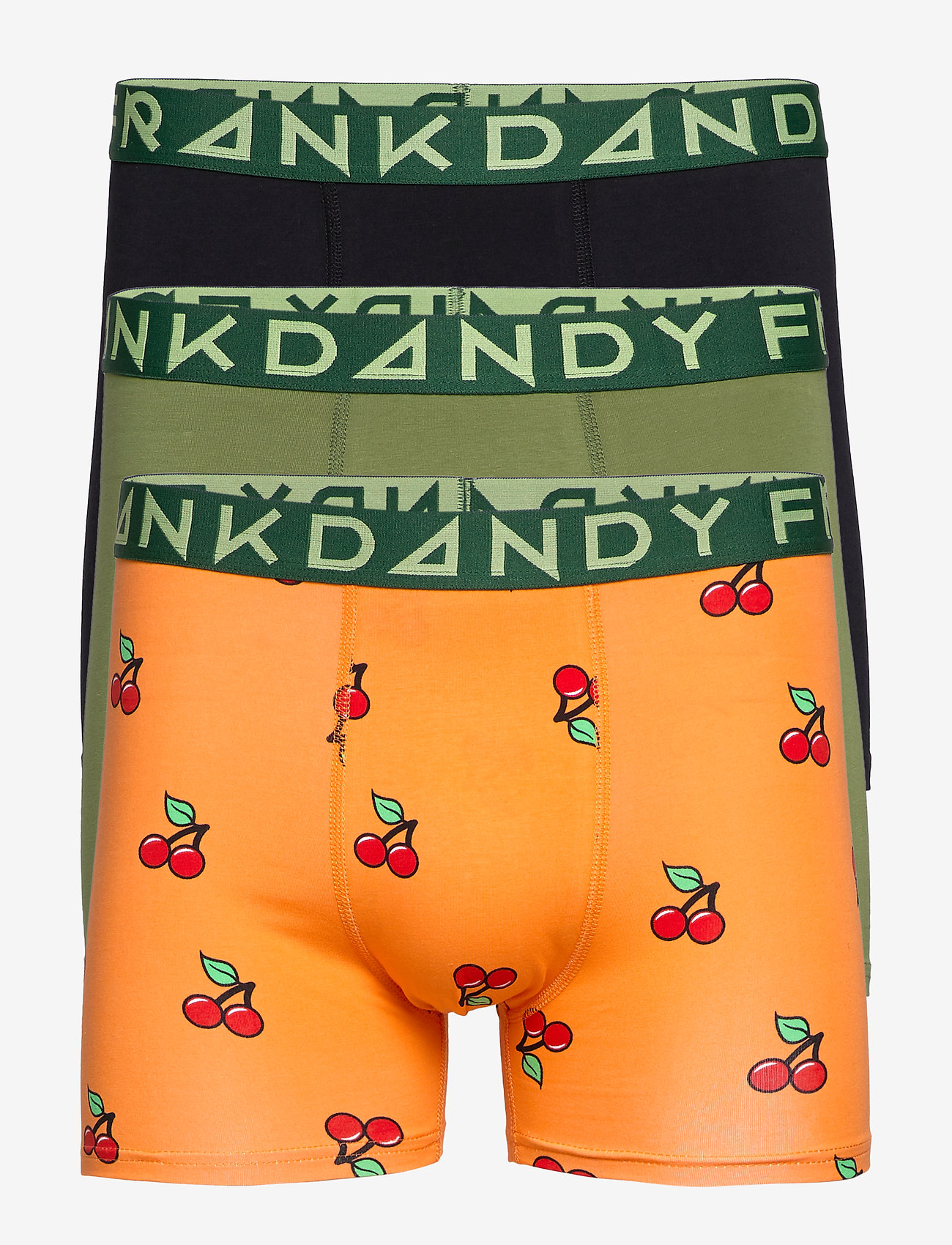 Frank Dandy - 3 Pack Cherry Boxer - orange/green/black - 0