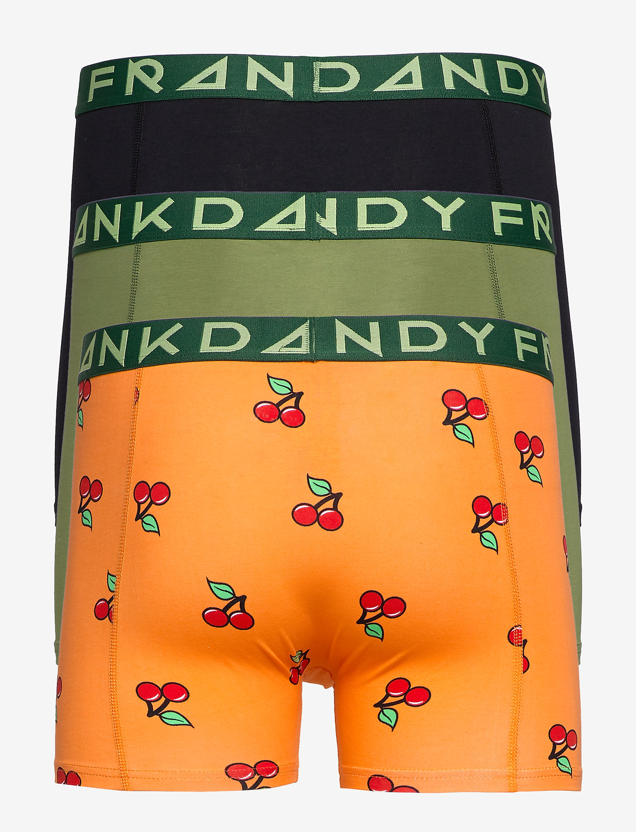 Frank Dandy - 3 Pack Cherry Boxer - orange/green/black - 1
