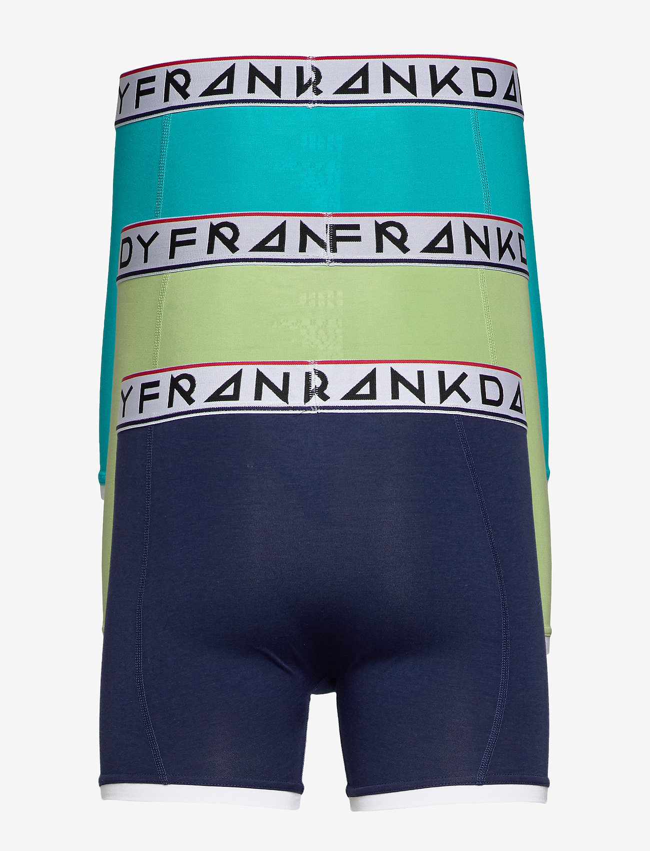 Frank Dandy - 3 Pack St Paul Bamboo Boxer - dk navy/green/dk aqua - 1