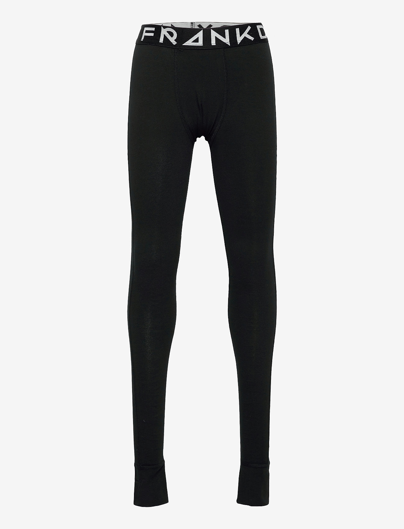 Boy's Solid Long John - BLACK
