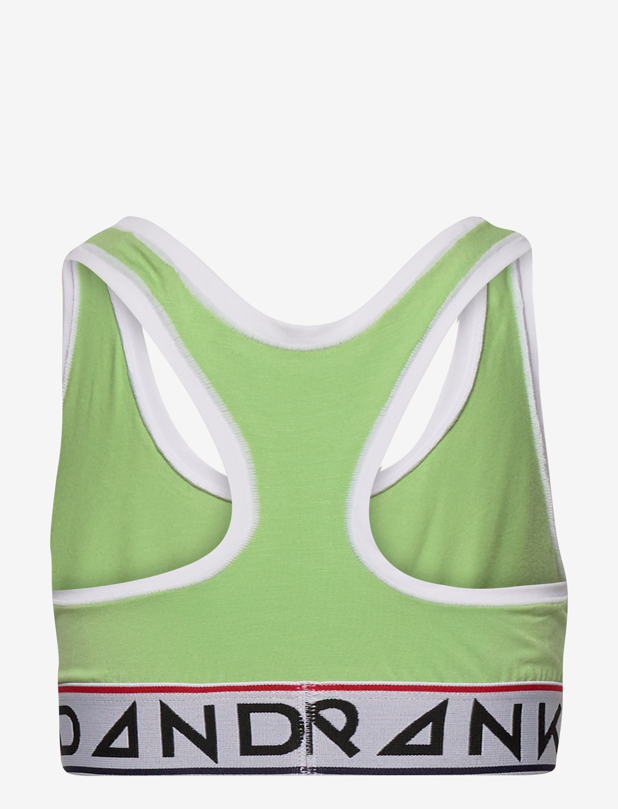 Frank Dandy - Girl's St Paul Bamboo Bralette - green/white - 1