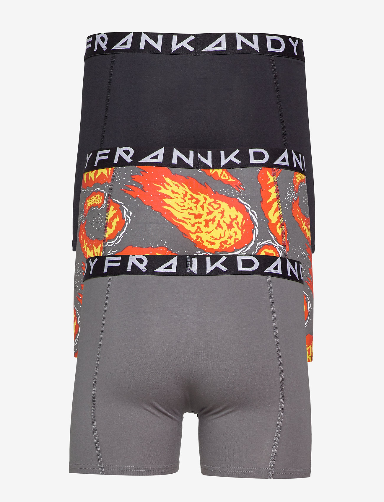 Frank Dandy - 3 Pack Balls Of Fire Boxer - grey/black - 1