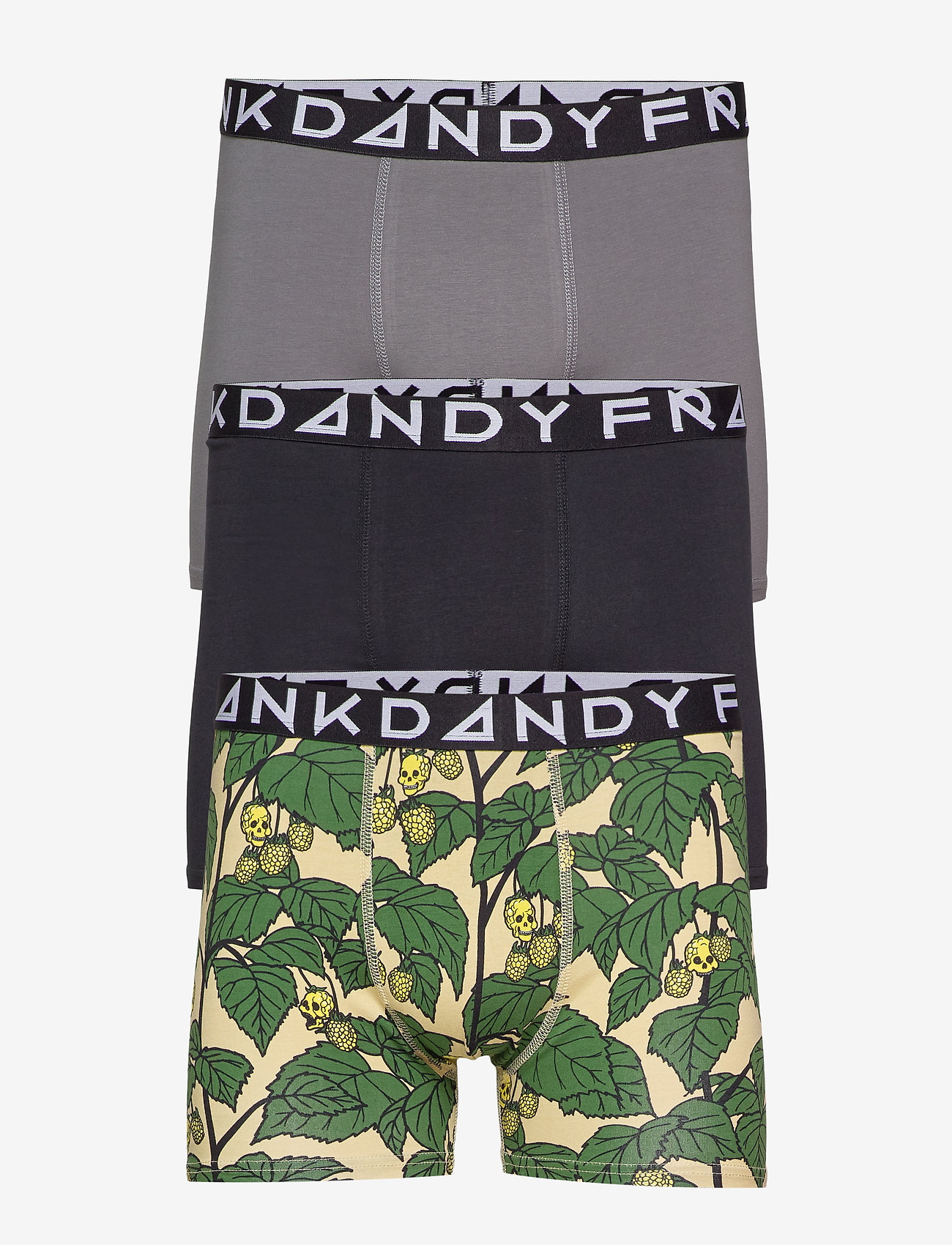 Frank Dandy - 3 Pack Scullberry Boxer - green/black - 0