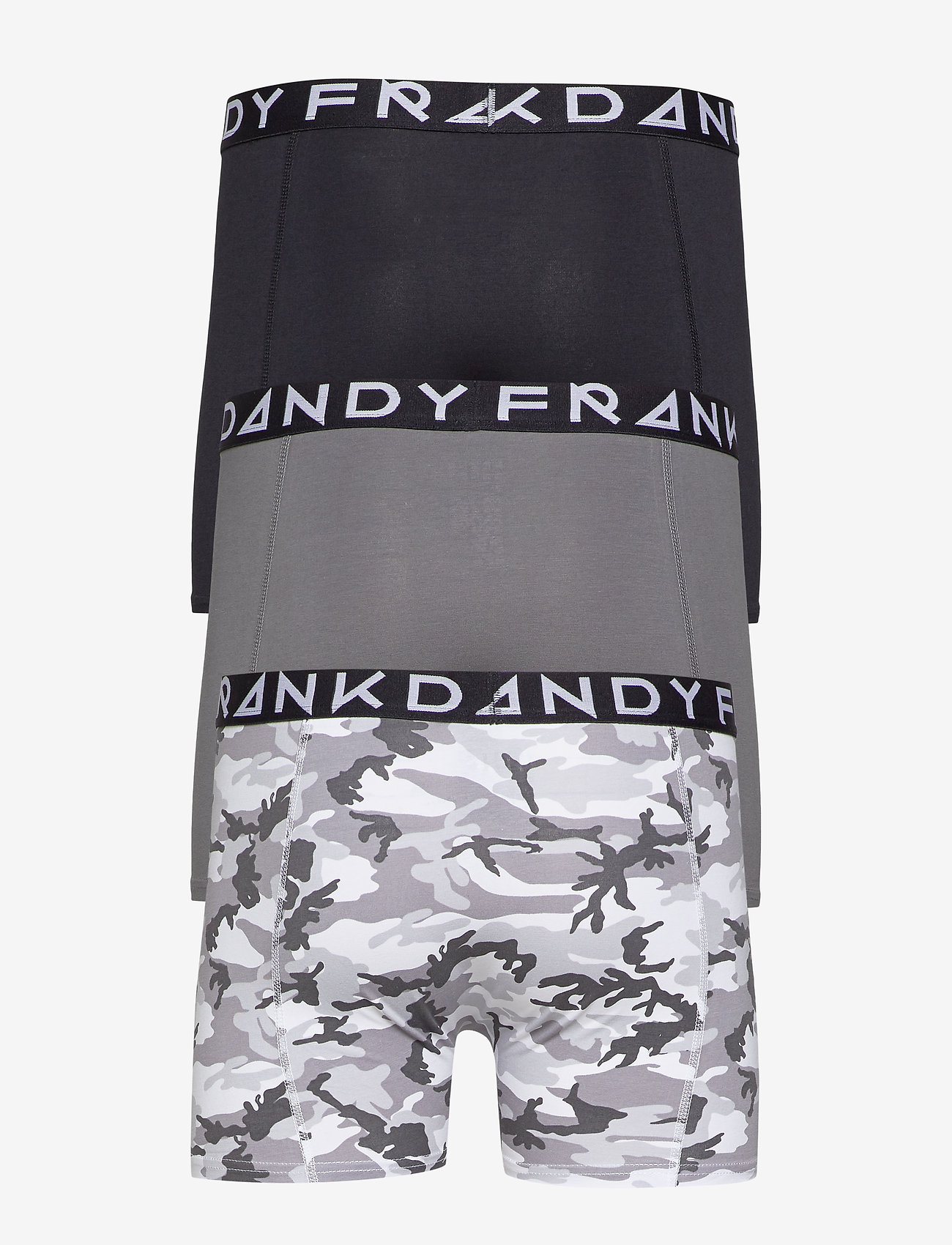 Frank Dandy - 3 Pack Camo Boxer - grey/black - 1