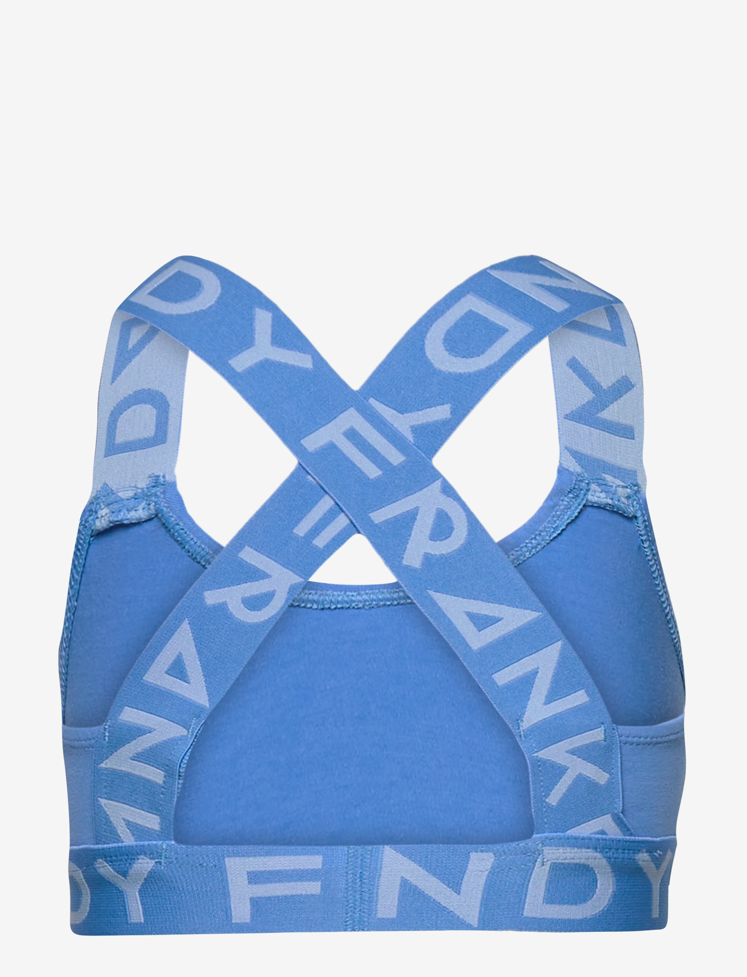 Frank Dandy - Girl's Solid Sports Bra w Blue/Lt Blue - blue - 1
