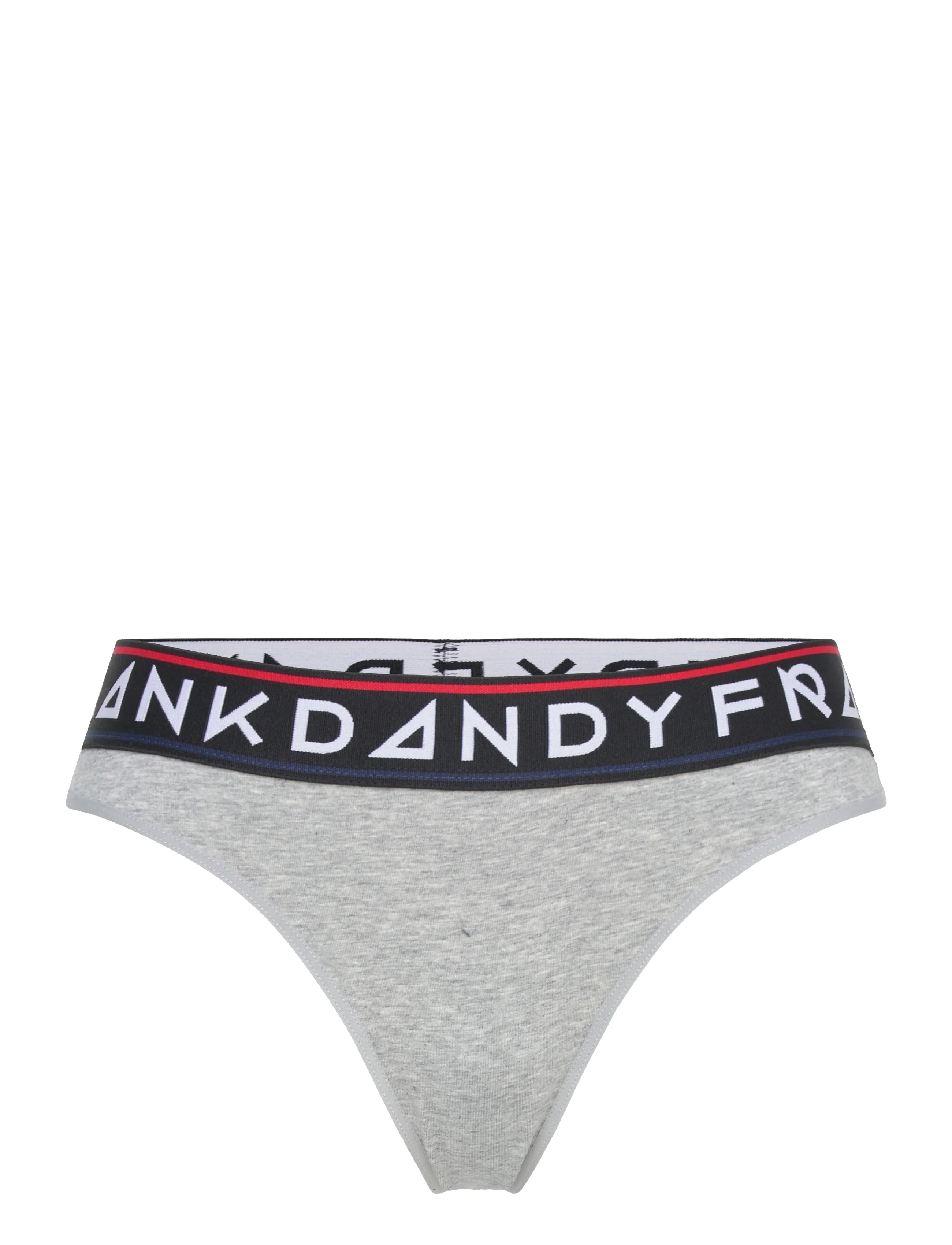 Frank Dandy W's St Paul Bamboo Thong - Slips - GREY MELANGE / grey