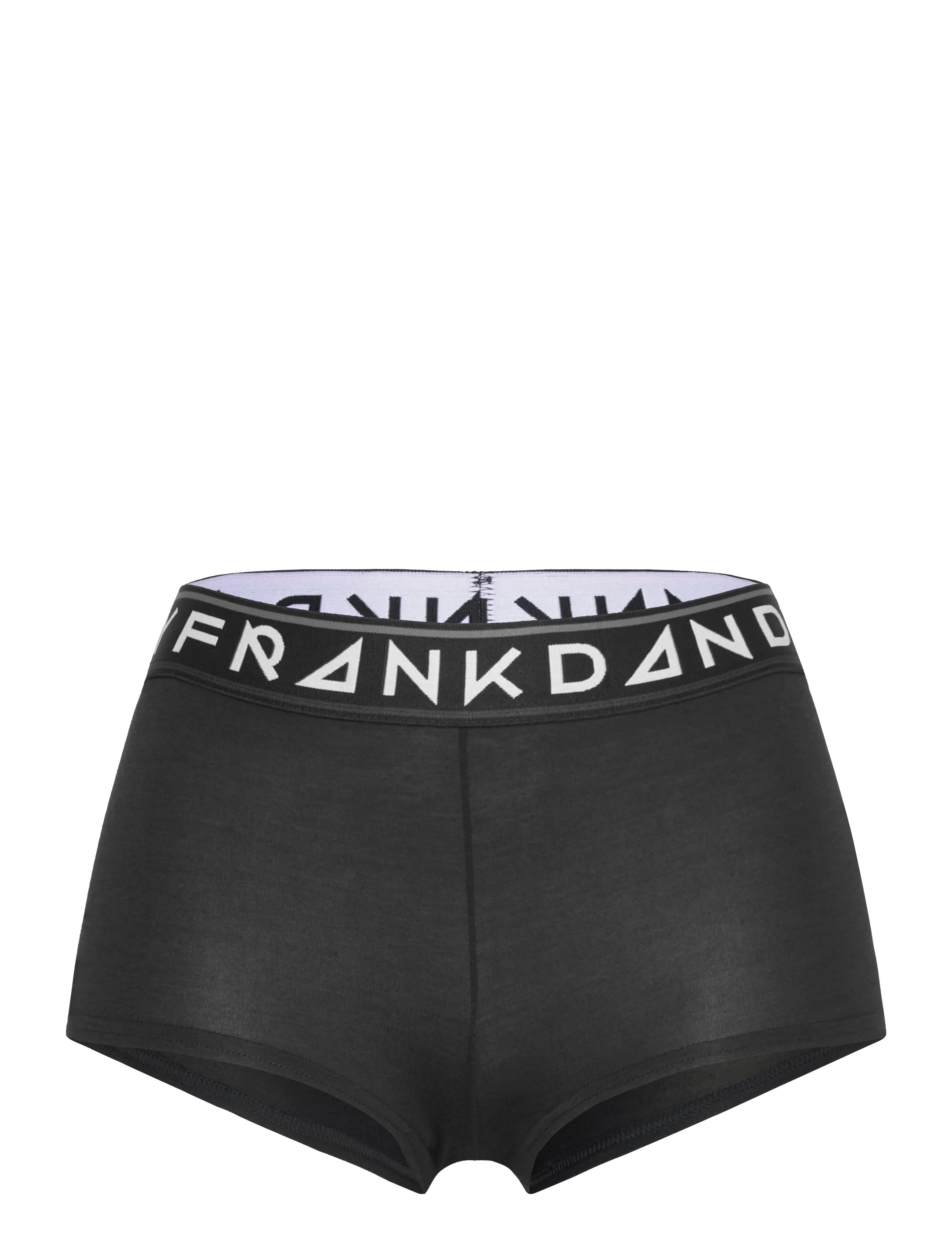 Frank Dandy W's St Paul Bamboo Boxer - Underkläder - BLACK / grey