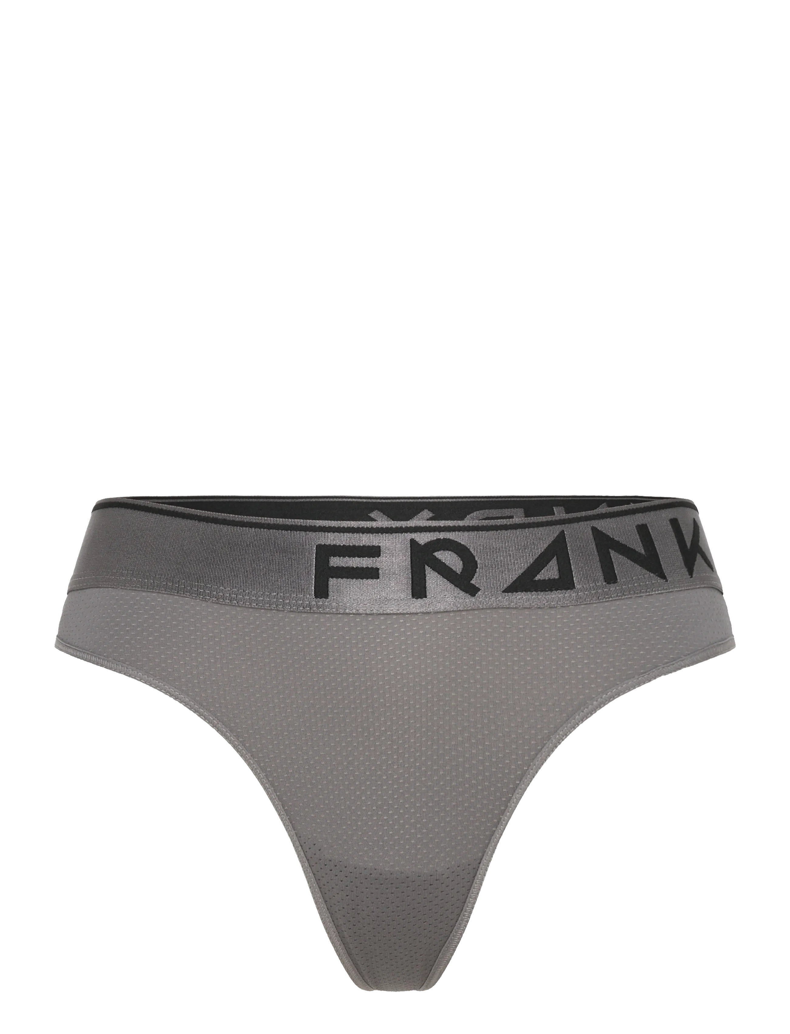 FRANK DANDY Damen's Legend Mesh Stringtanga Grau - XS - Damen