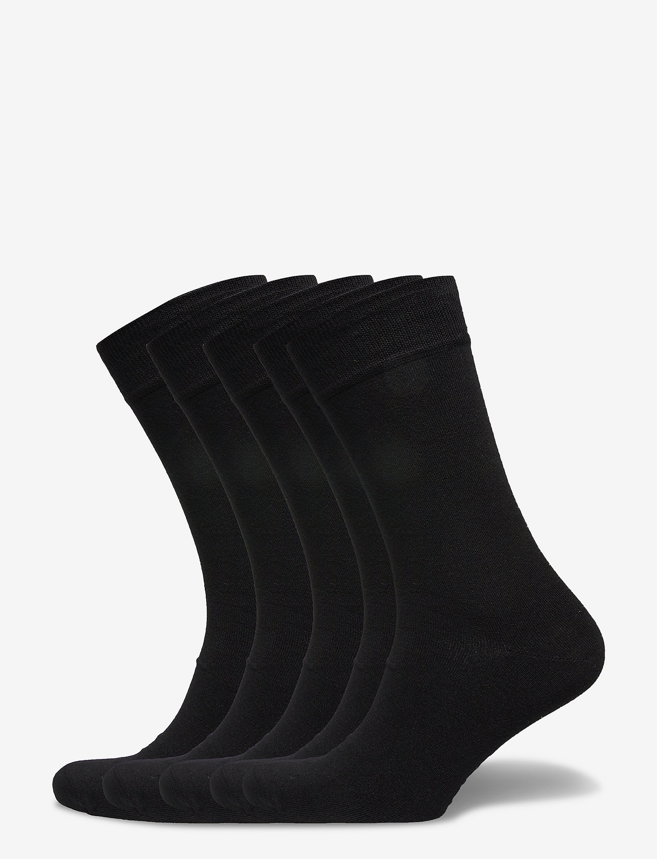 Frank Dandy - Bamboo Solid Crew Sock - tavalliset sukat - black - 0