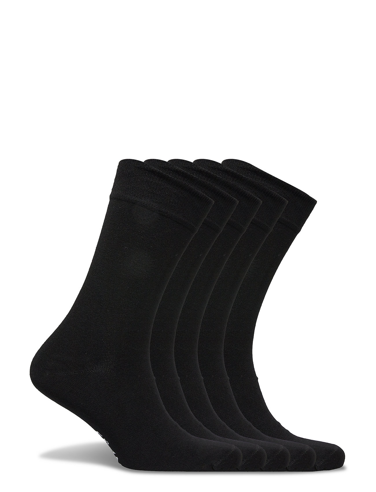 Frank Dandy - Bamboo Solid Crew Sock - tavalliset sukat - black - 1