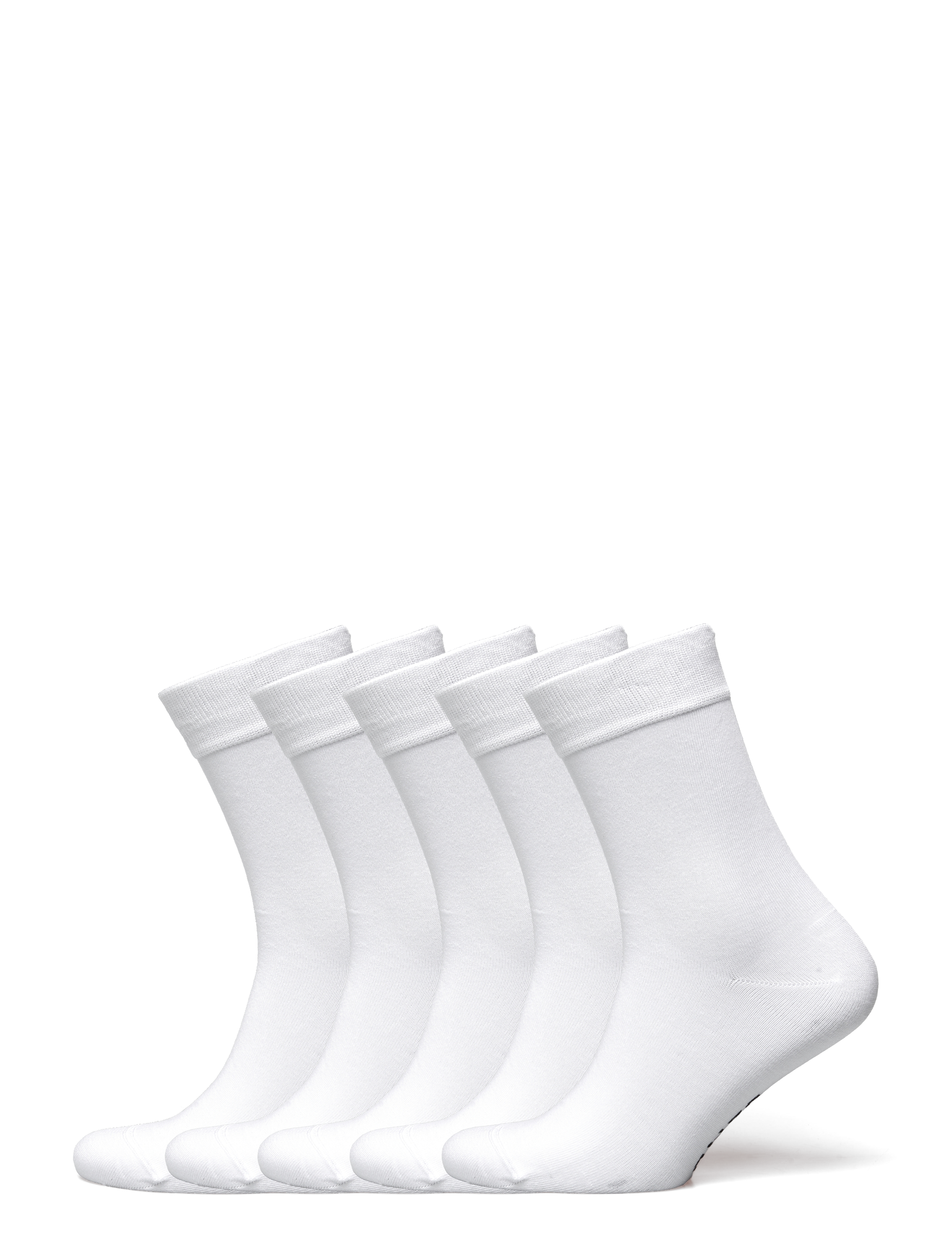Frank Dandy Bamboo Solid Crew Sock, 36-40, White, Sokker > Almindelige Sokker, Dame