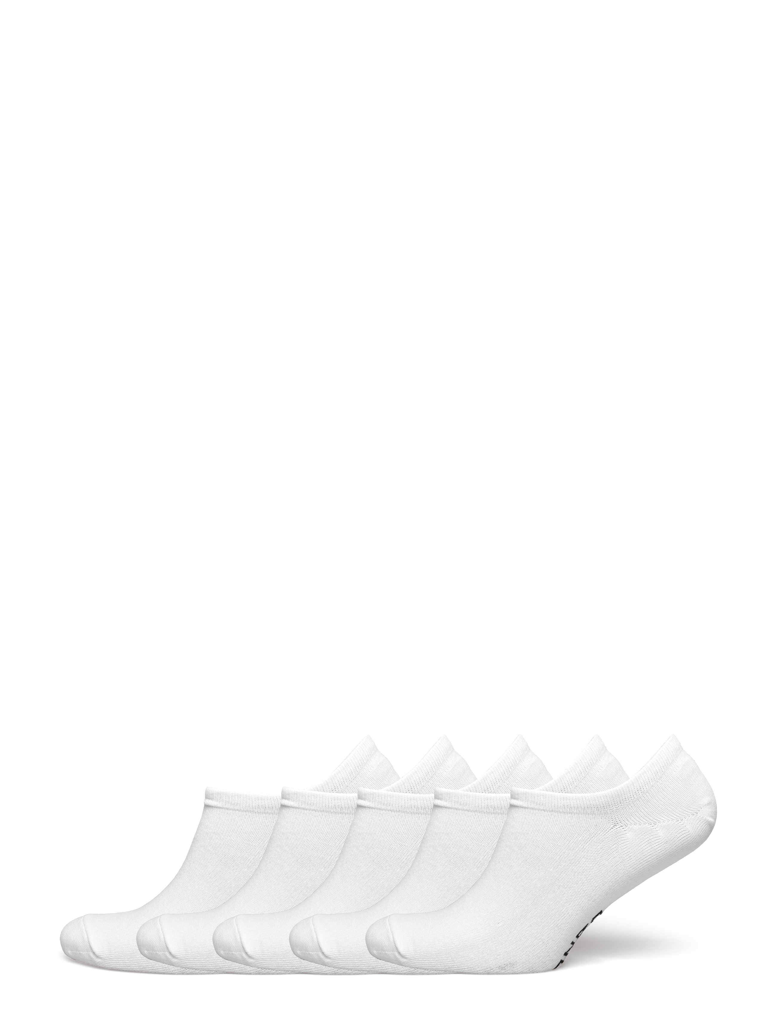 Frank Dandy Organic Cotton Sneaker Sock, 5P B.39-42, White, Sokker > Ankelstrømper, Herre