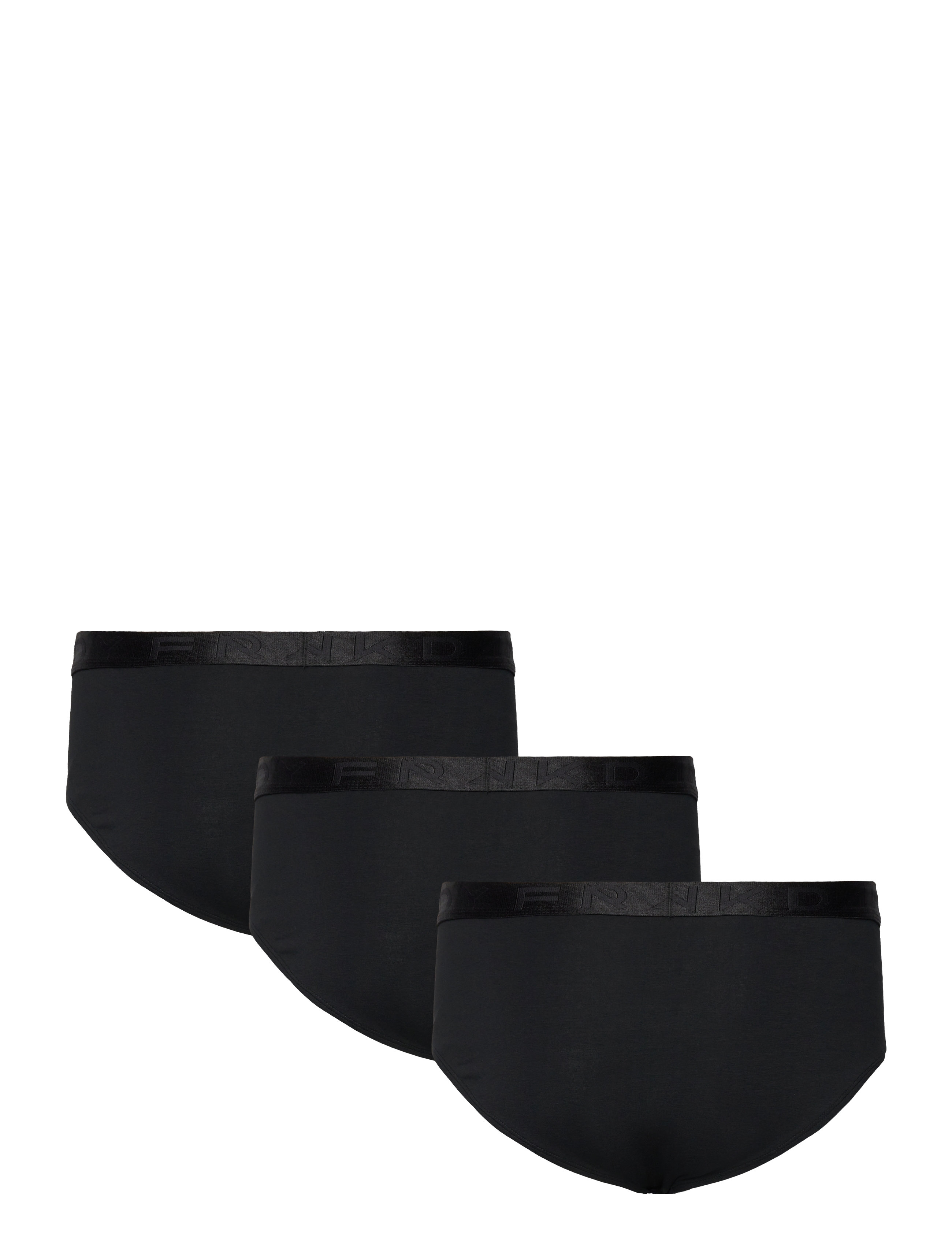 Frank Dandy - 3-Pack Legend Organic Brief - miesten - black - 1