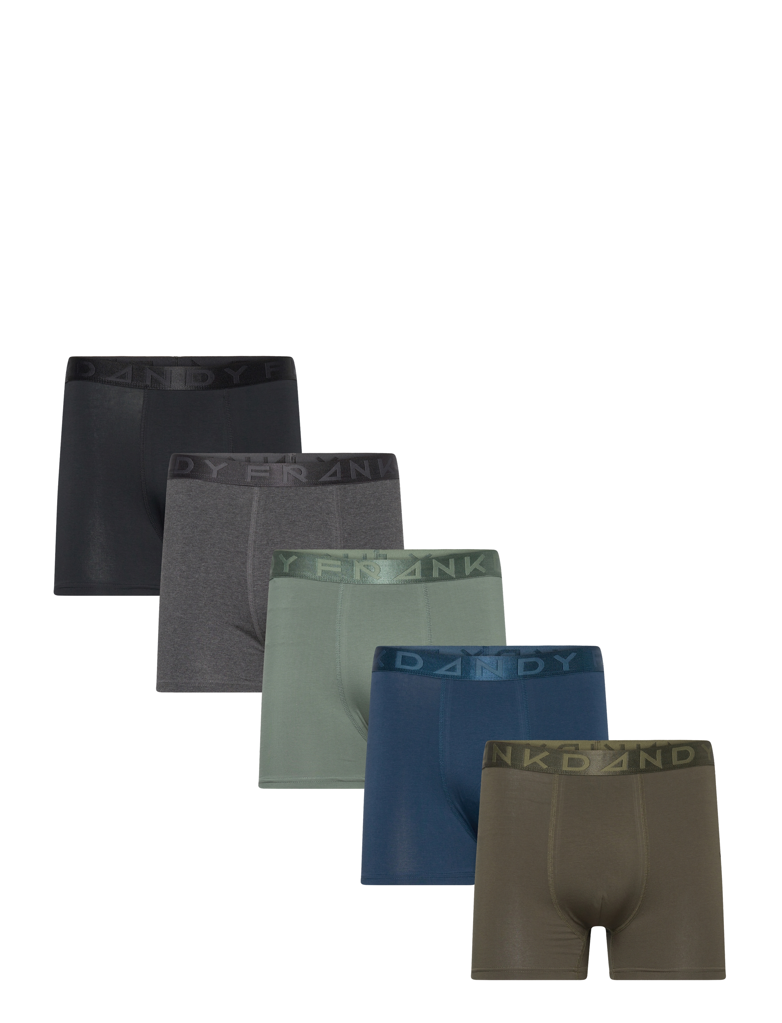 BLACK/DK GREY MELANGE/ARMY/DK MINT/MINT