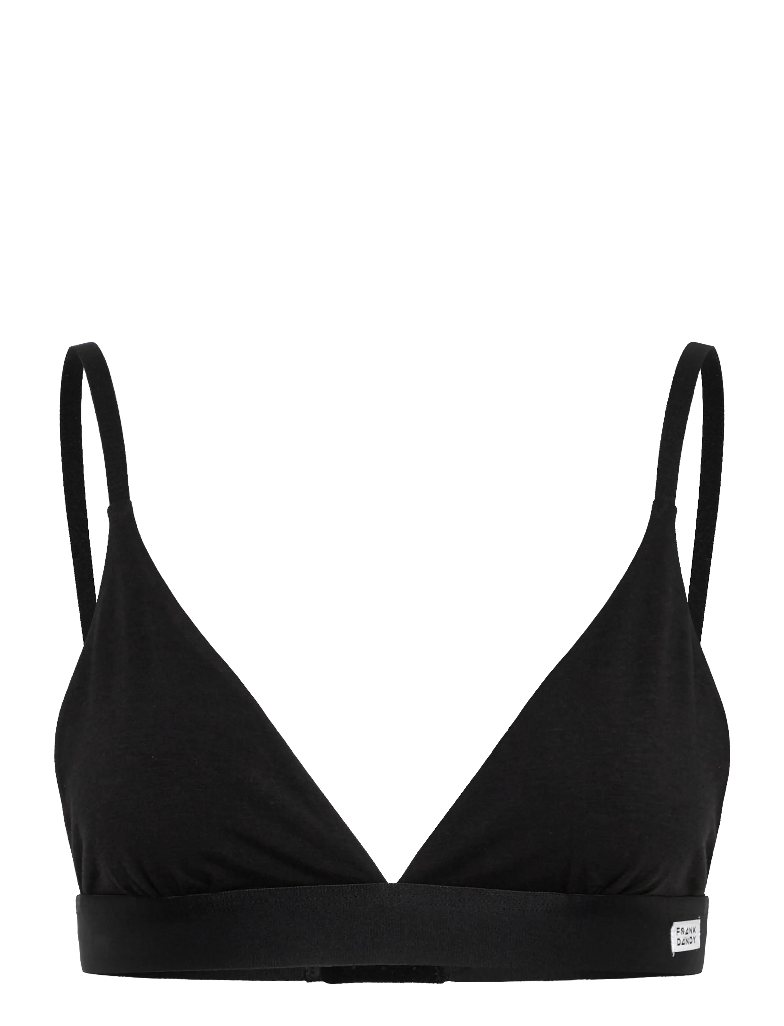 Frank Dandy Women's Bamboo Legend Bra - Soft bras - BLACK / black