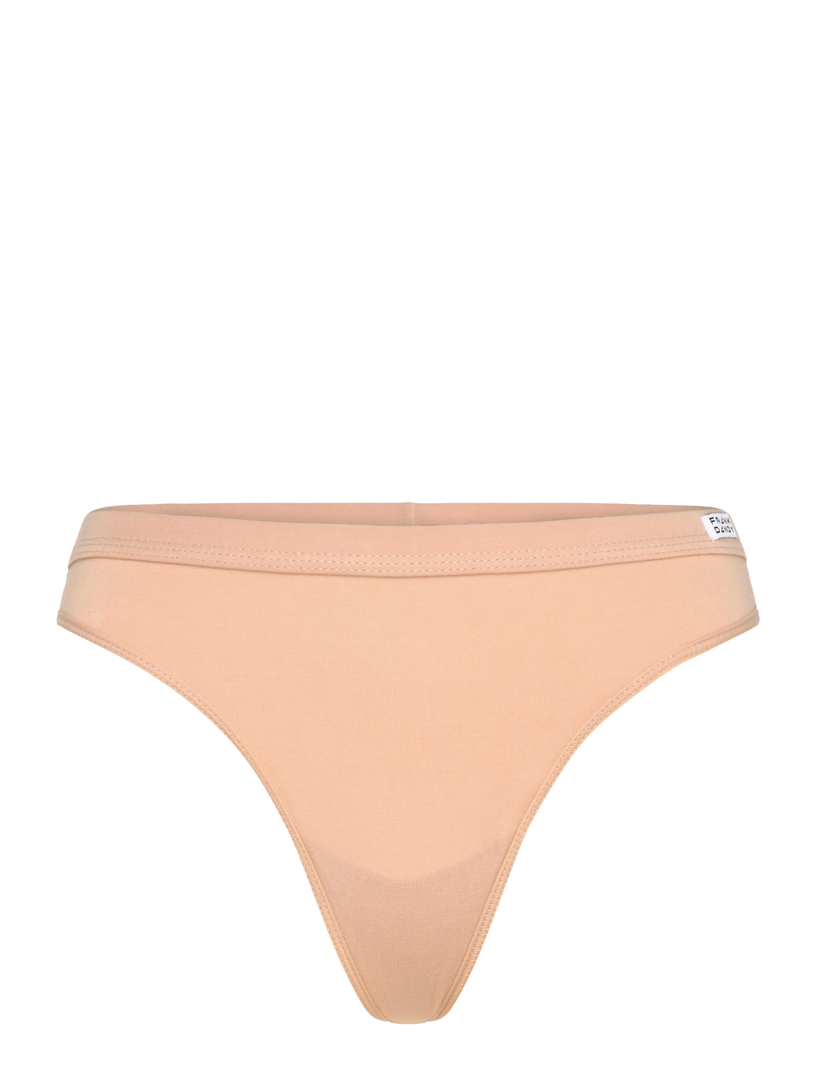 FRANK DANDY Damen's Bamboo Legend Stringtanga Beige - M - Damen