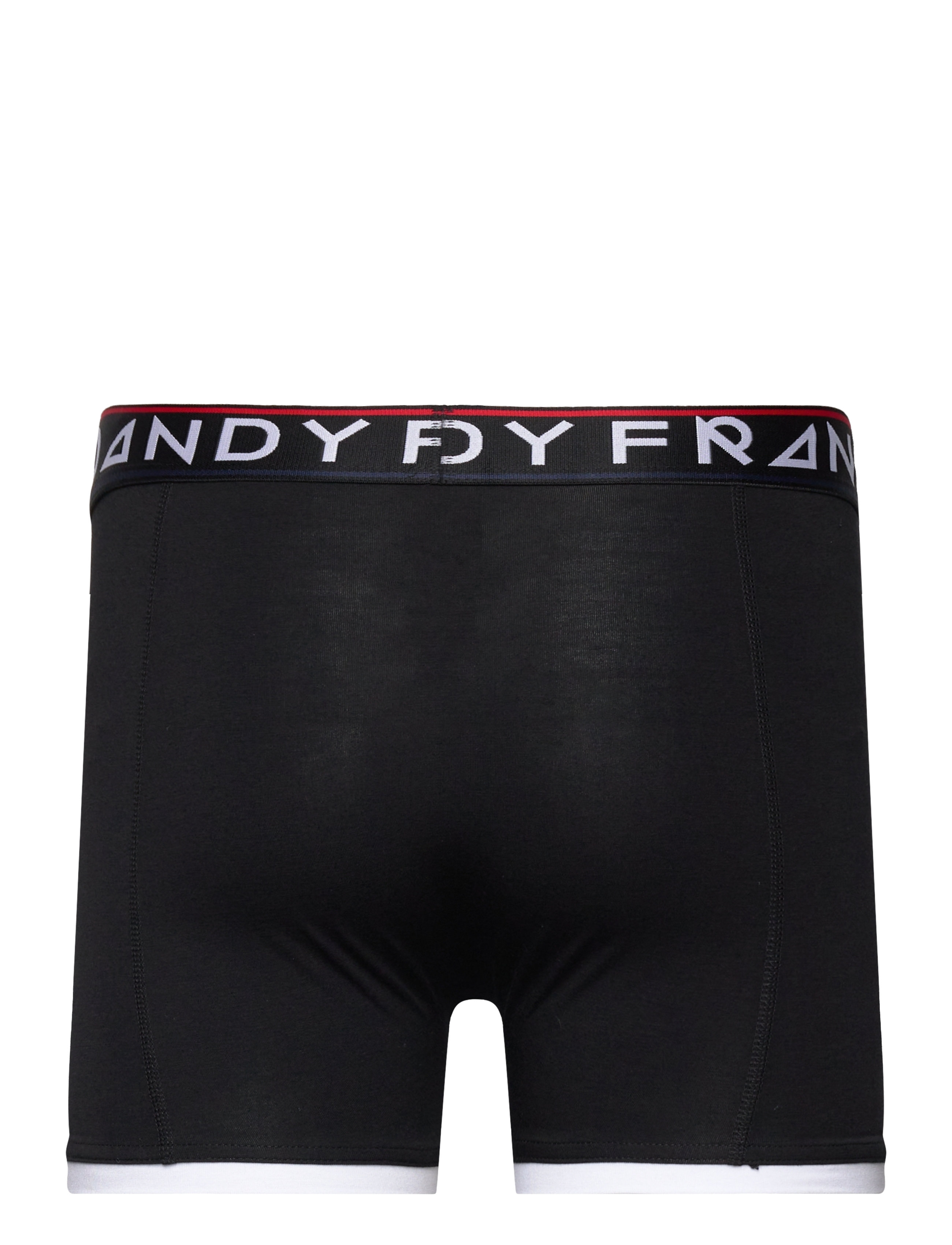 Frank Dandy - 5-P St Paul Bamboo Boxer - majtki w wielopaku - black/black/navy/grey melange/red - 2