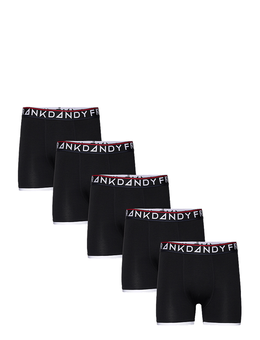 Frank Dandy - 5-P St Paul Bamboo Boxer - unterhosen im multipack - black - 0