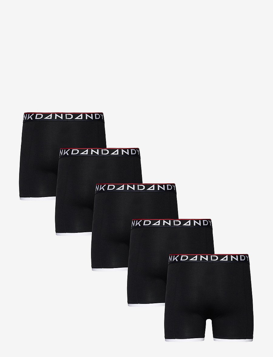 Frank Dandy - 5-P St Paul Bamboo Boxer - unterhosen im multipack - black - 1