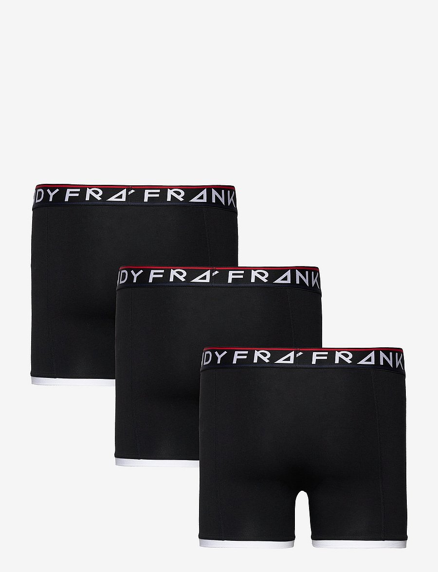 Frank Dandy - 3-P St Paul Bamboo Boxer - multipakk aluspüksid - black - 1