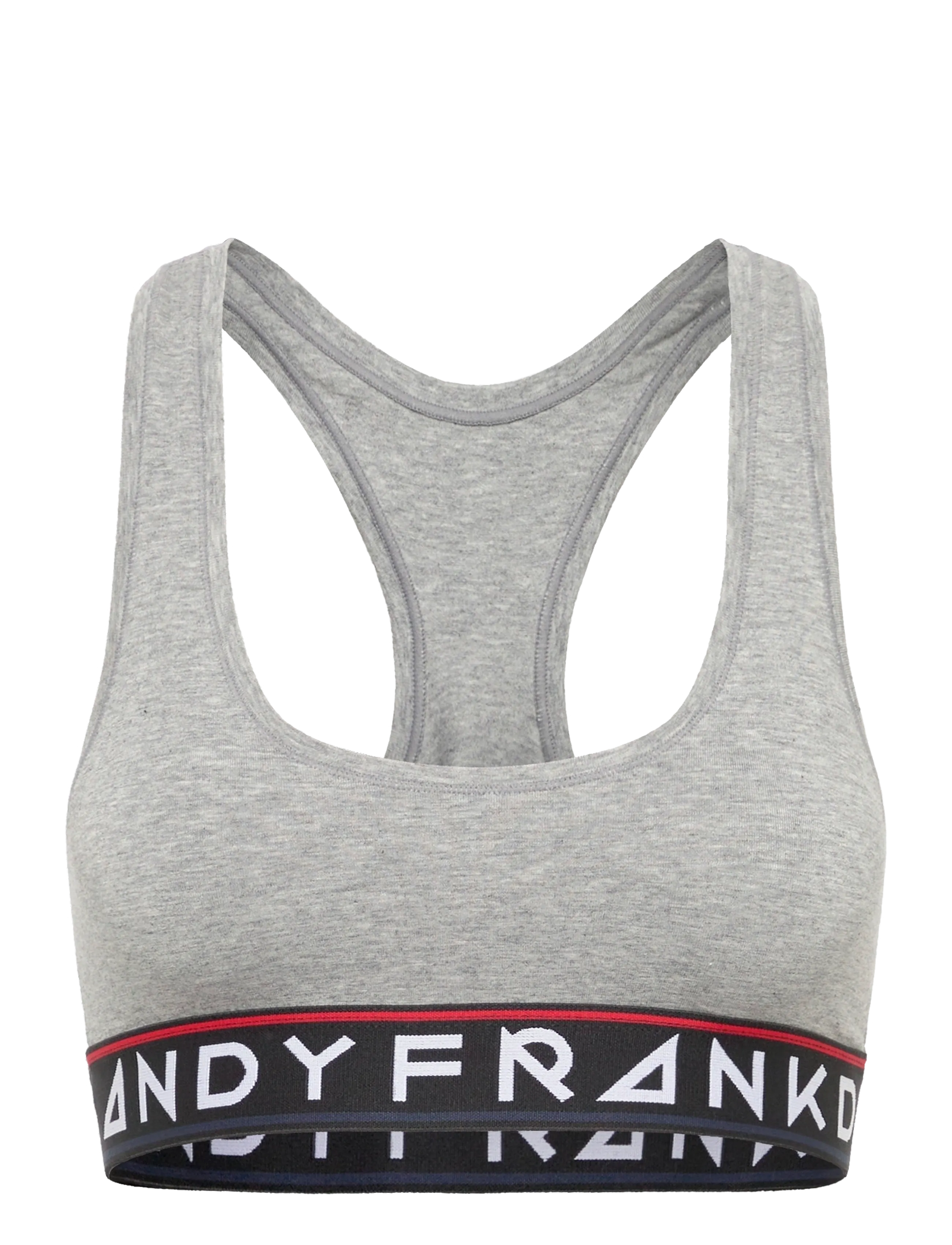 Frank Dandy W's St Paul Bamboo Bralette - Underkläder - GREY MELANGE / grey