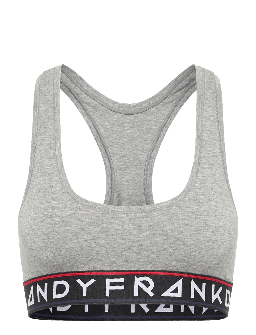 Frank Dandy - W's St Paul Bamboo Bralette - bralette - grey melange - 0