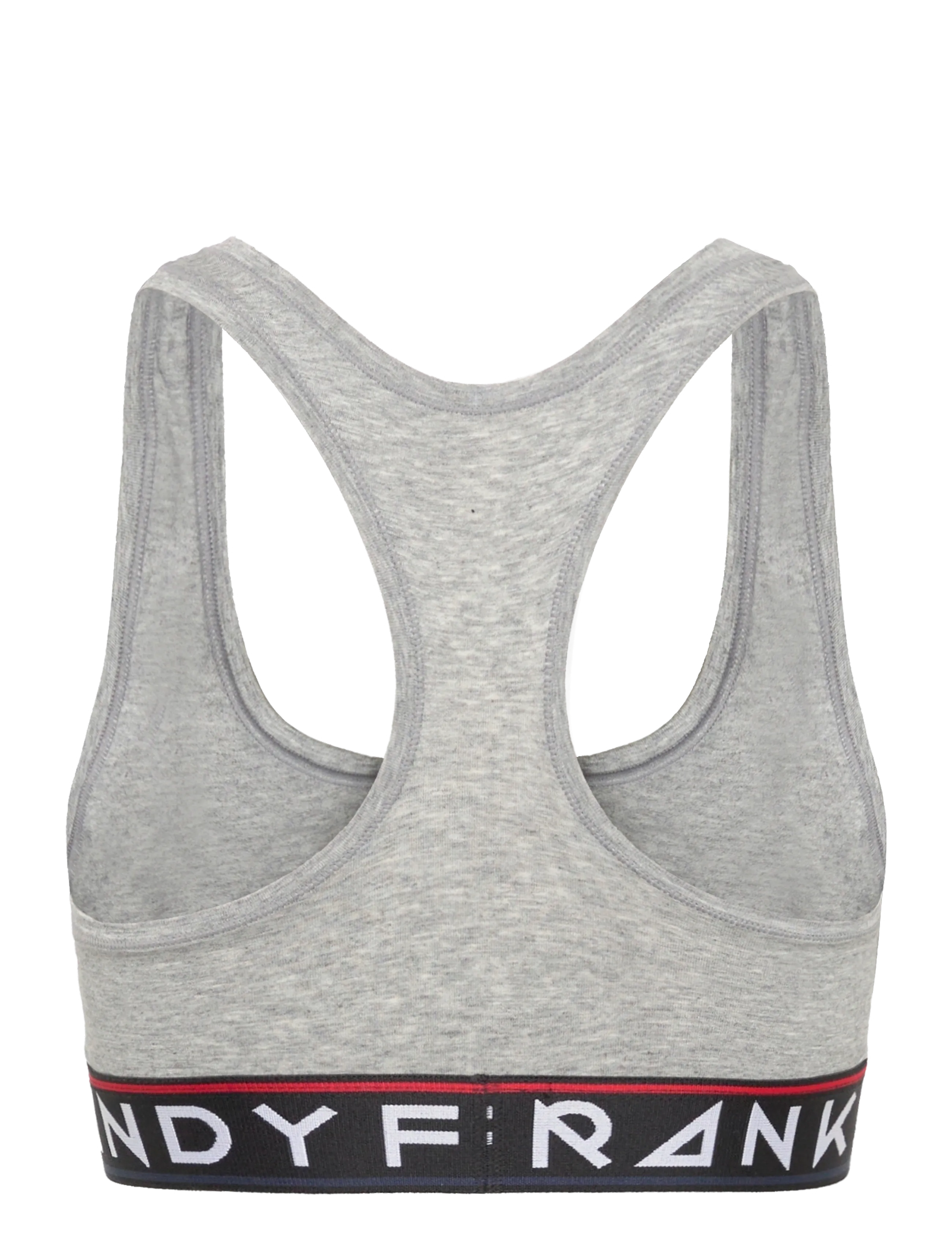 Frank Dandy - W's St Paul Bamboo Bralette - bralette - grey melange - 1