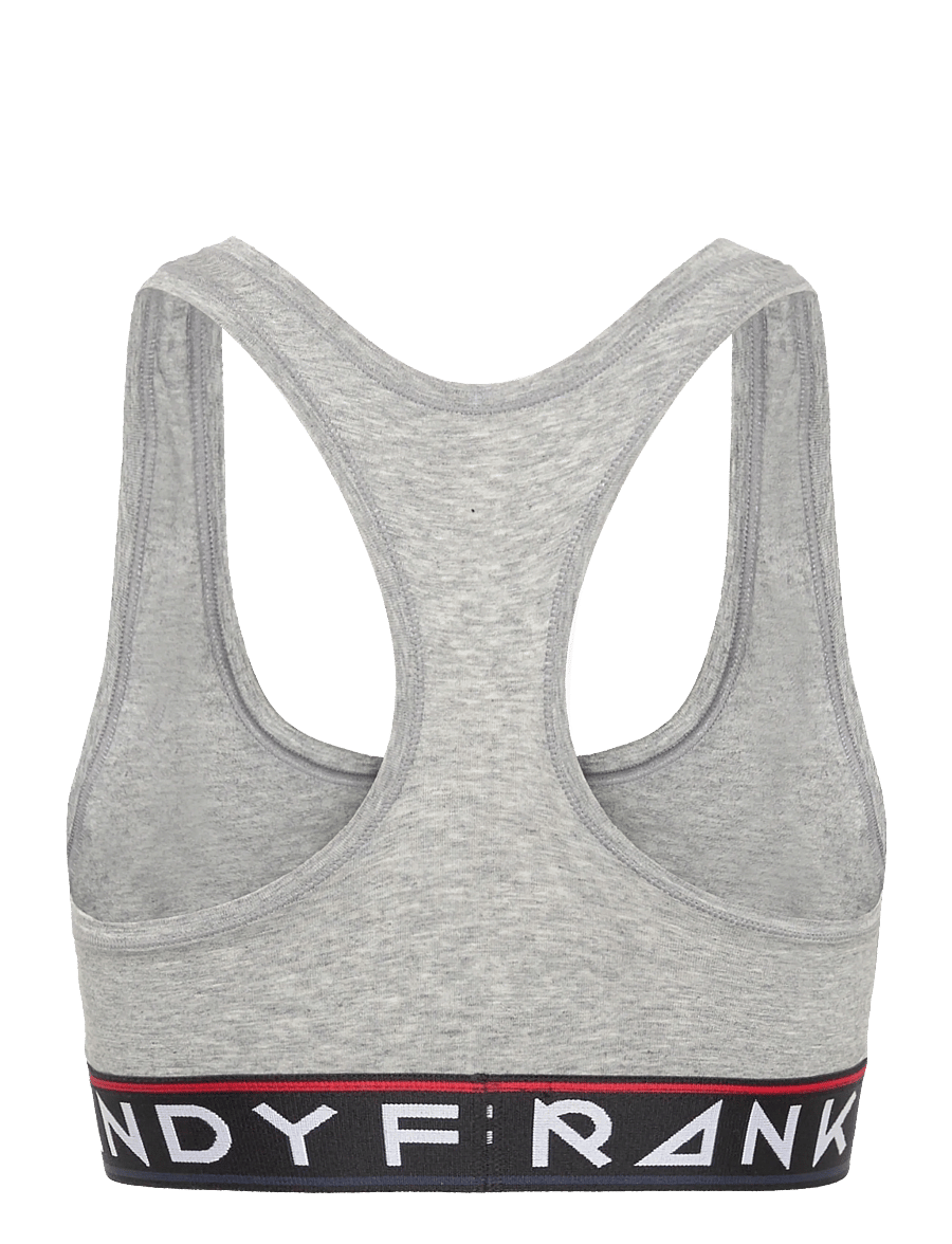 Frank Dandy - W's St Paul Bamboo Bralette - bralette - grey melange - 1