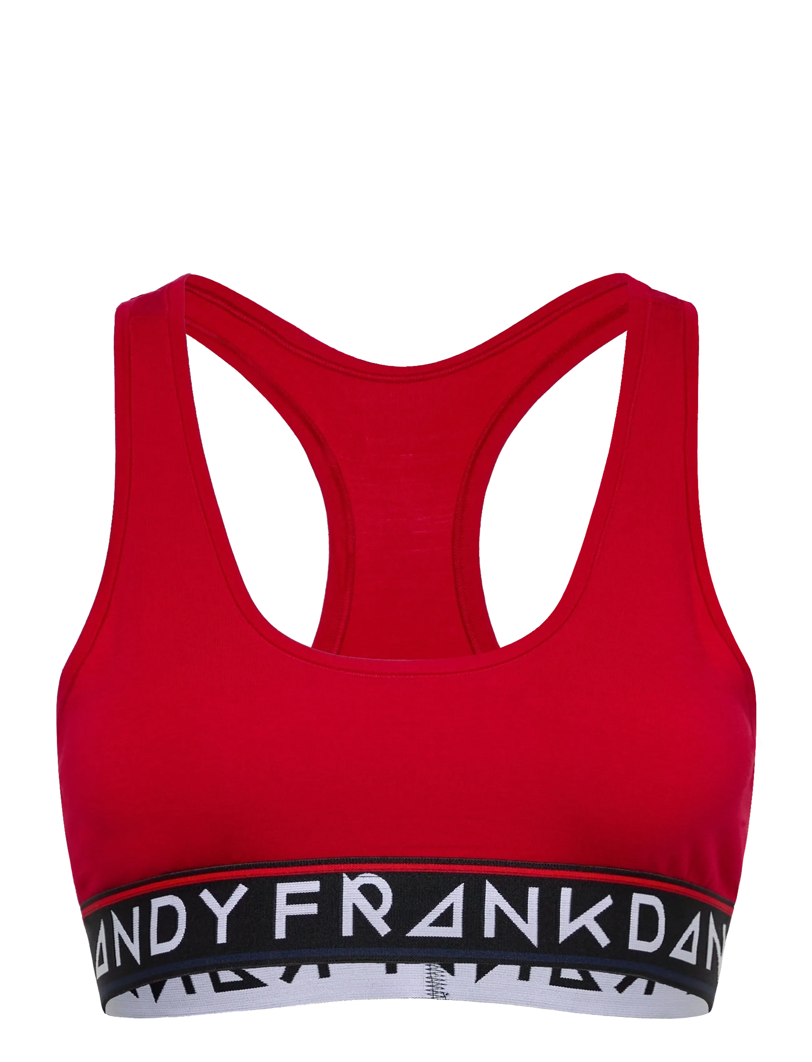 Frank Dandy W's St Paul Bamboo Bralette - Weiche BHs - RED / red