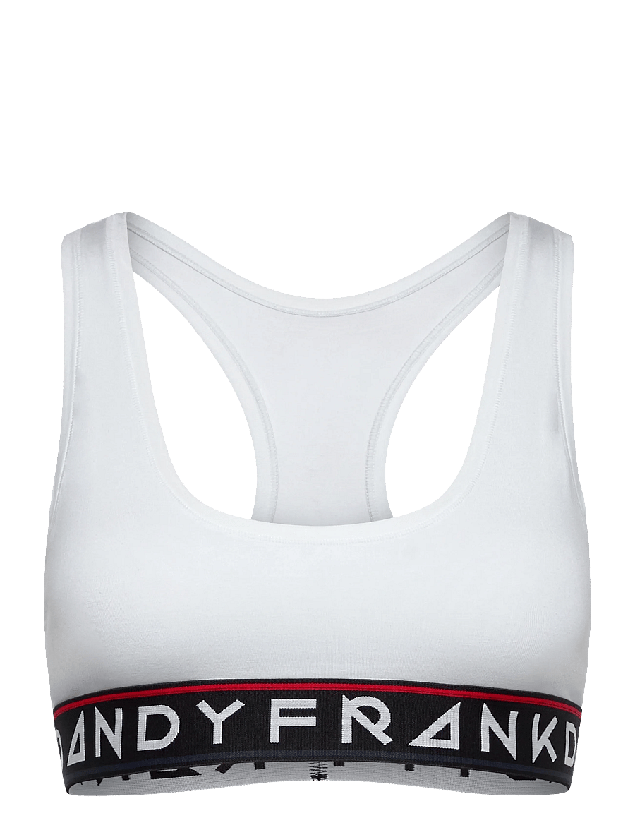 Frank Dandy - W's St Paul Bamboo Bralette - rinnahoidja - white - 0