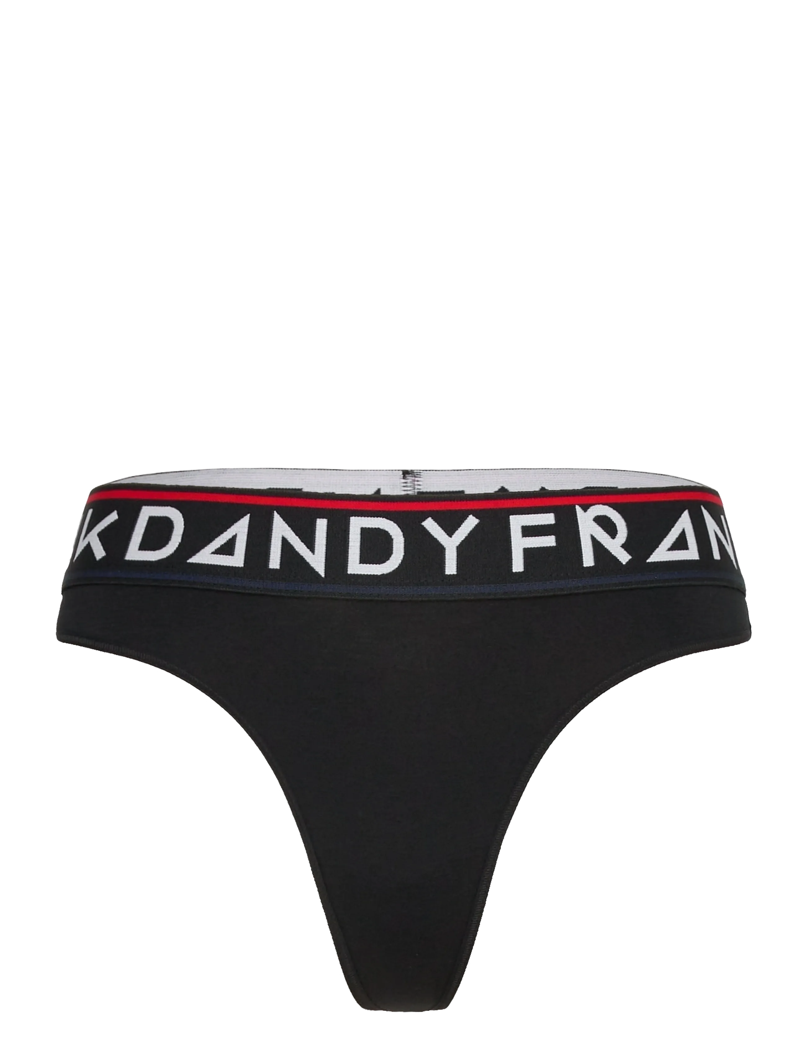 Frank Dandy W's St Paul Bamboo Thong - Thongs - BLACK / black