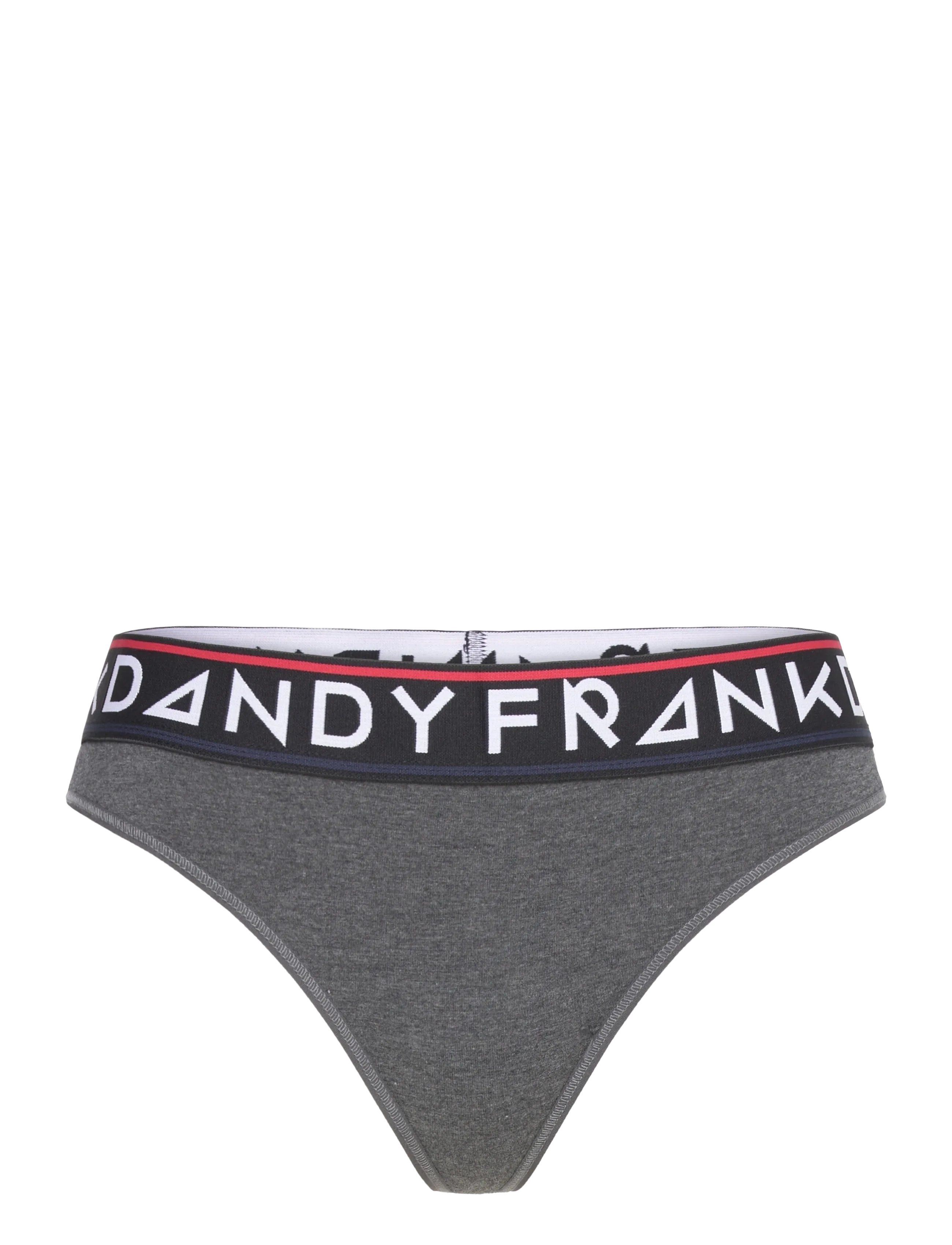 Frank Dandy W's St Paul Bamboo Thong - Trosor - DARK GREY MELANGE / grey