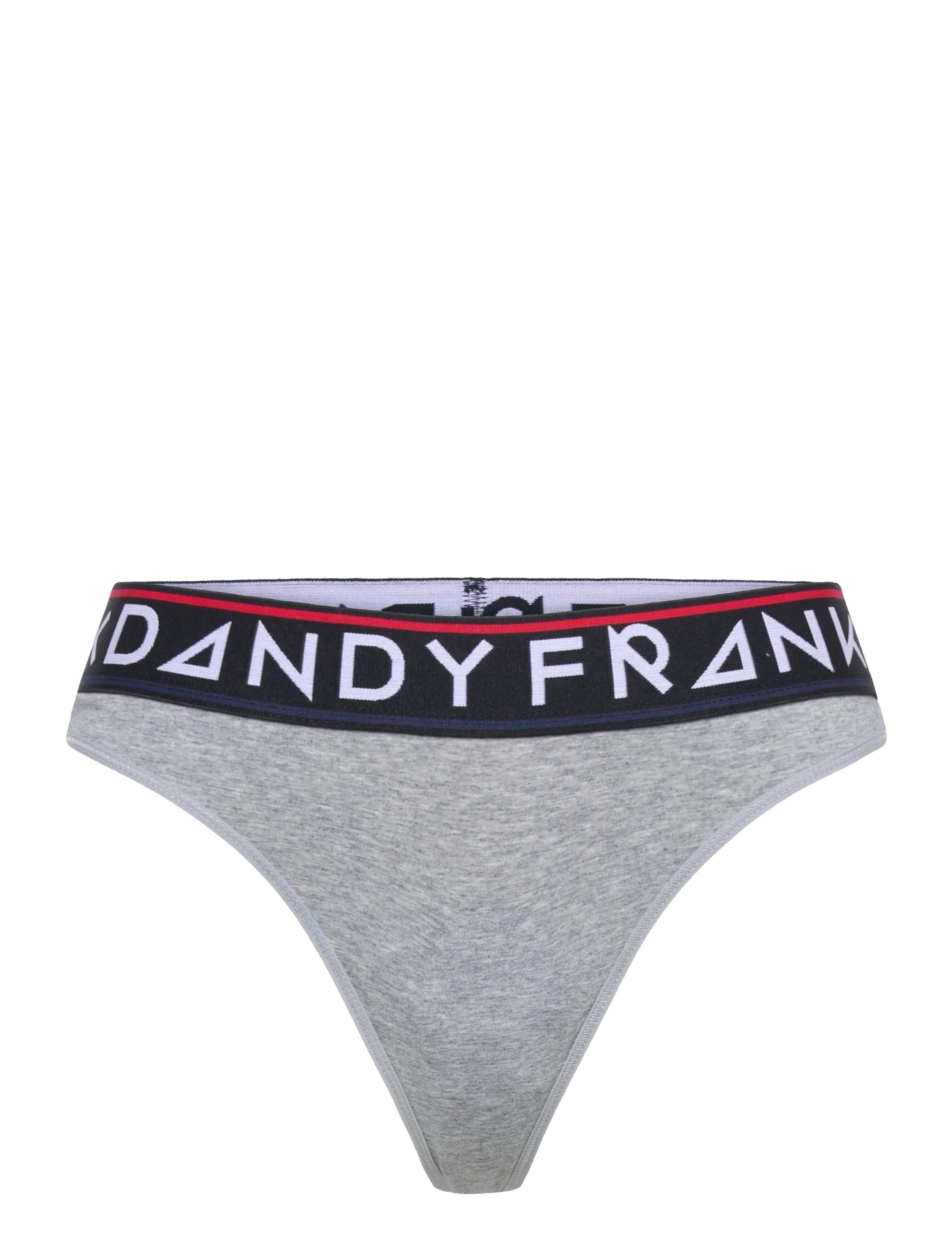 Frank Dandy W's St Paul Bamboo Thong - Slips - GREY MELANGE / grey