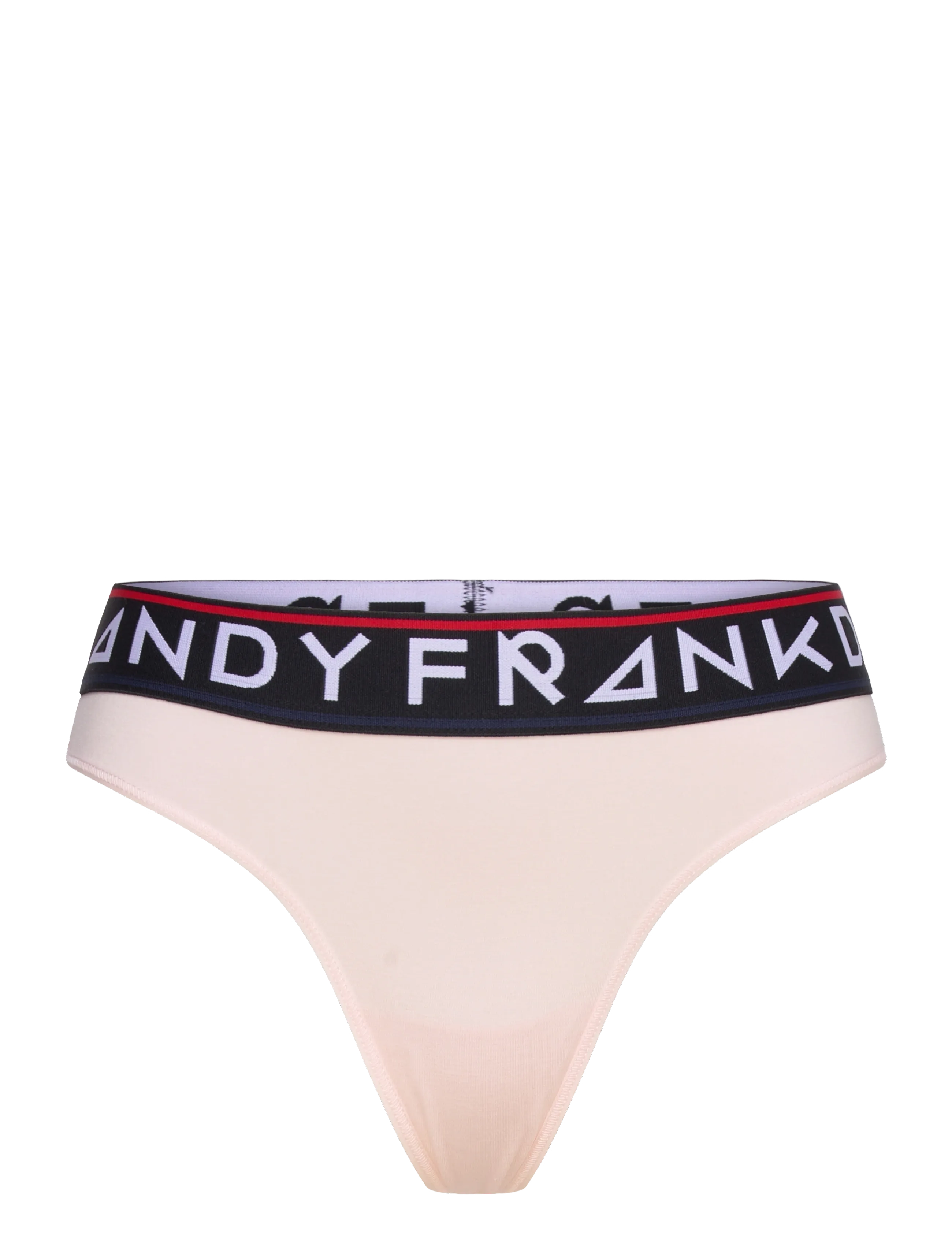 Frank Dandy W's St Paul Bamboo Thong - Frank Dandy Men - SOFT PINK / black