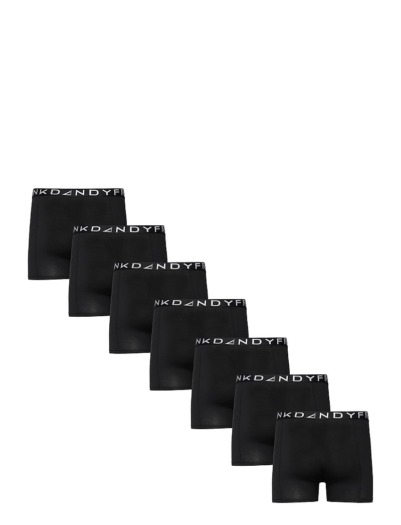 Frank Dandy - 7-P Solid Tencel Boxer - aluspükste mitmikpakk - black - 1