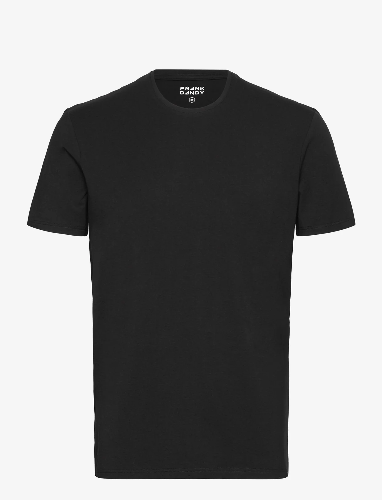 Frank Dandy - Bamboo Tee - basic t-shirts - black - 0