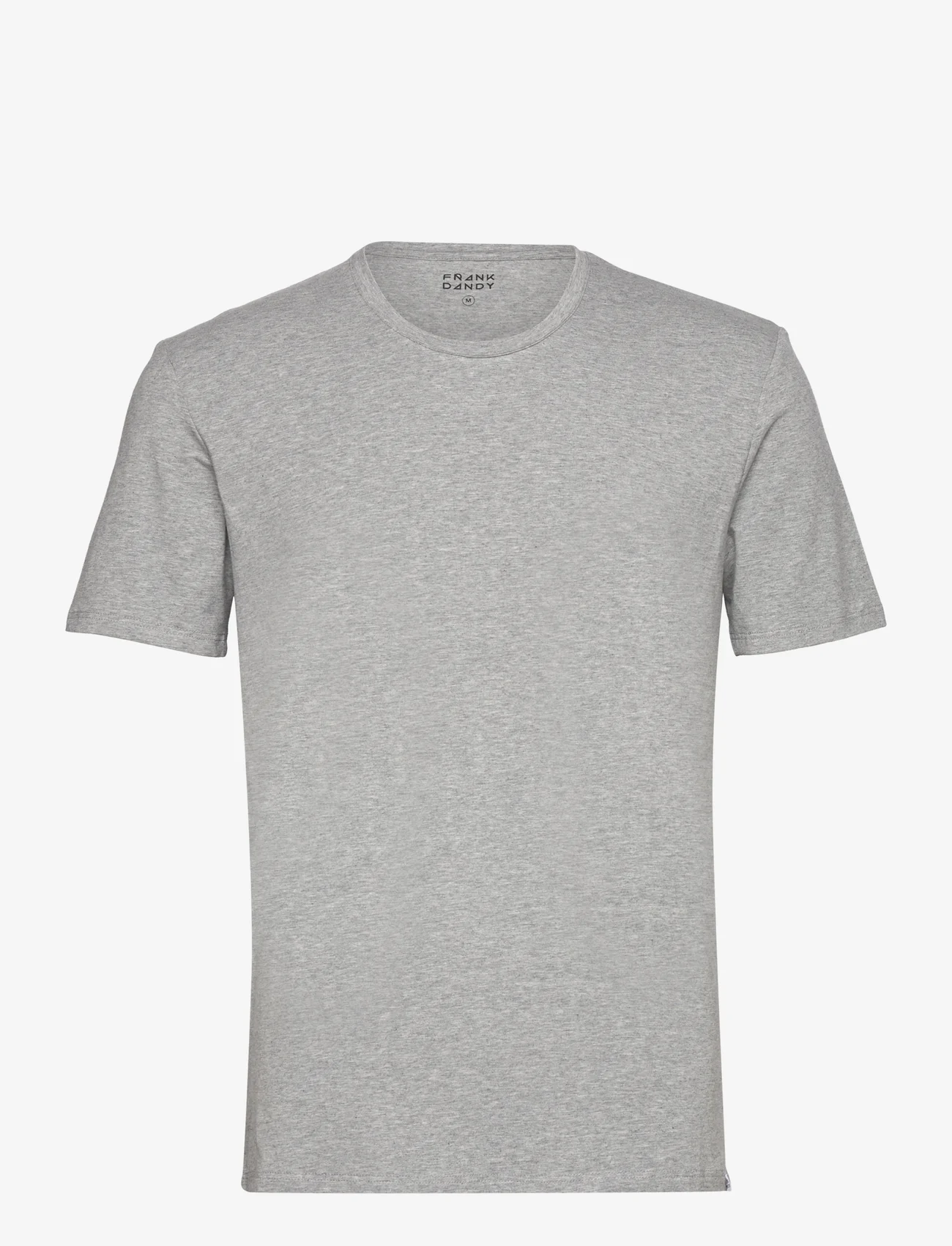 Frank Dandy - Bamboo Tee - basic t-shirts - grey melange - 0