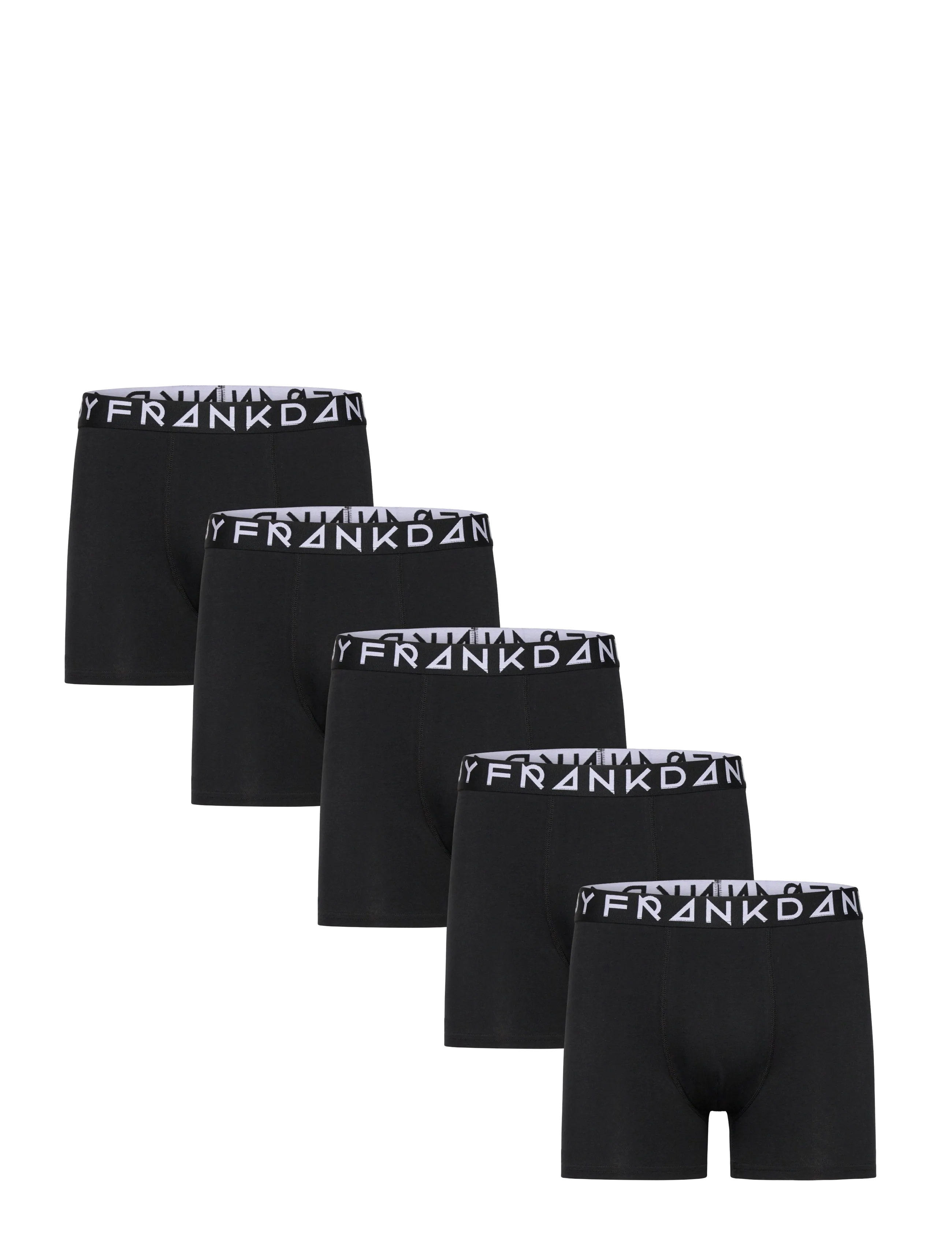 Frank Dandy 5-Pack Basic boxer - Unterhosen - BLACK / black