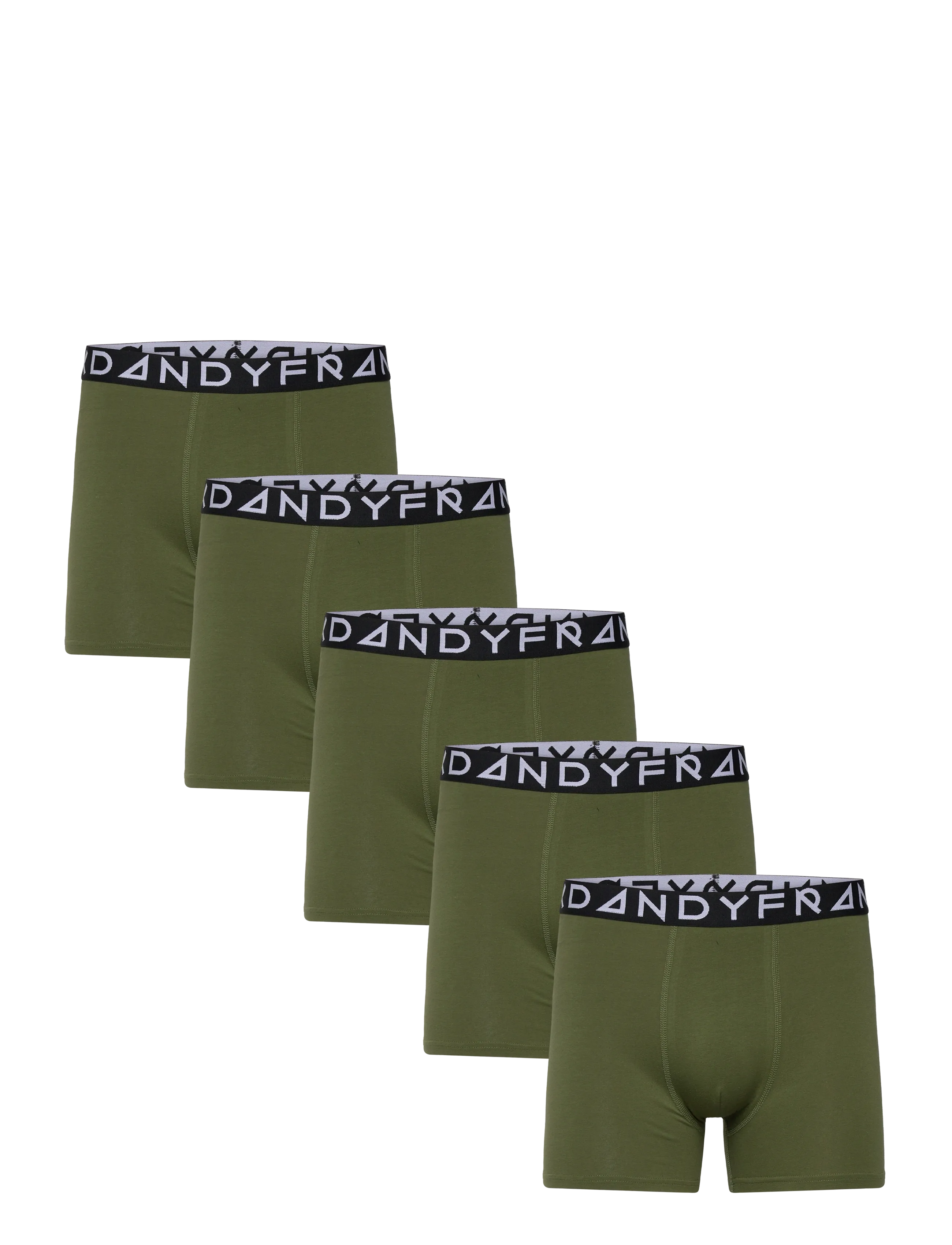 Frank Dandy 5-Pack Basic boxer - Unterhosen - OLIVE / khaki/green