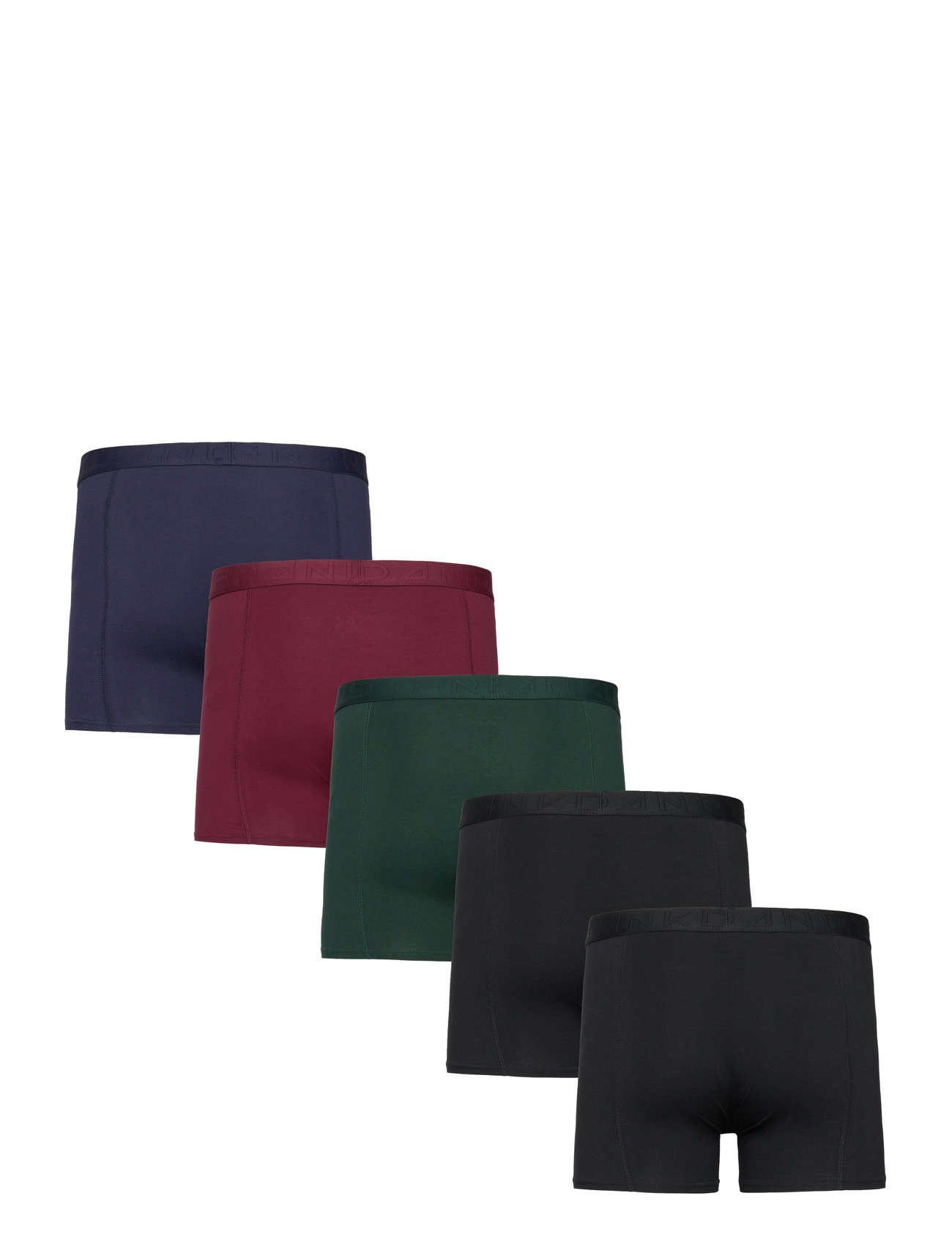 Frank Dandy - BO.5p Tonal boxer - multipack kalsonger - black/dk blue/wine/green - 1