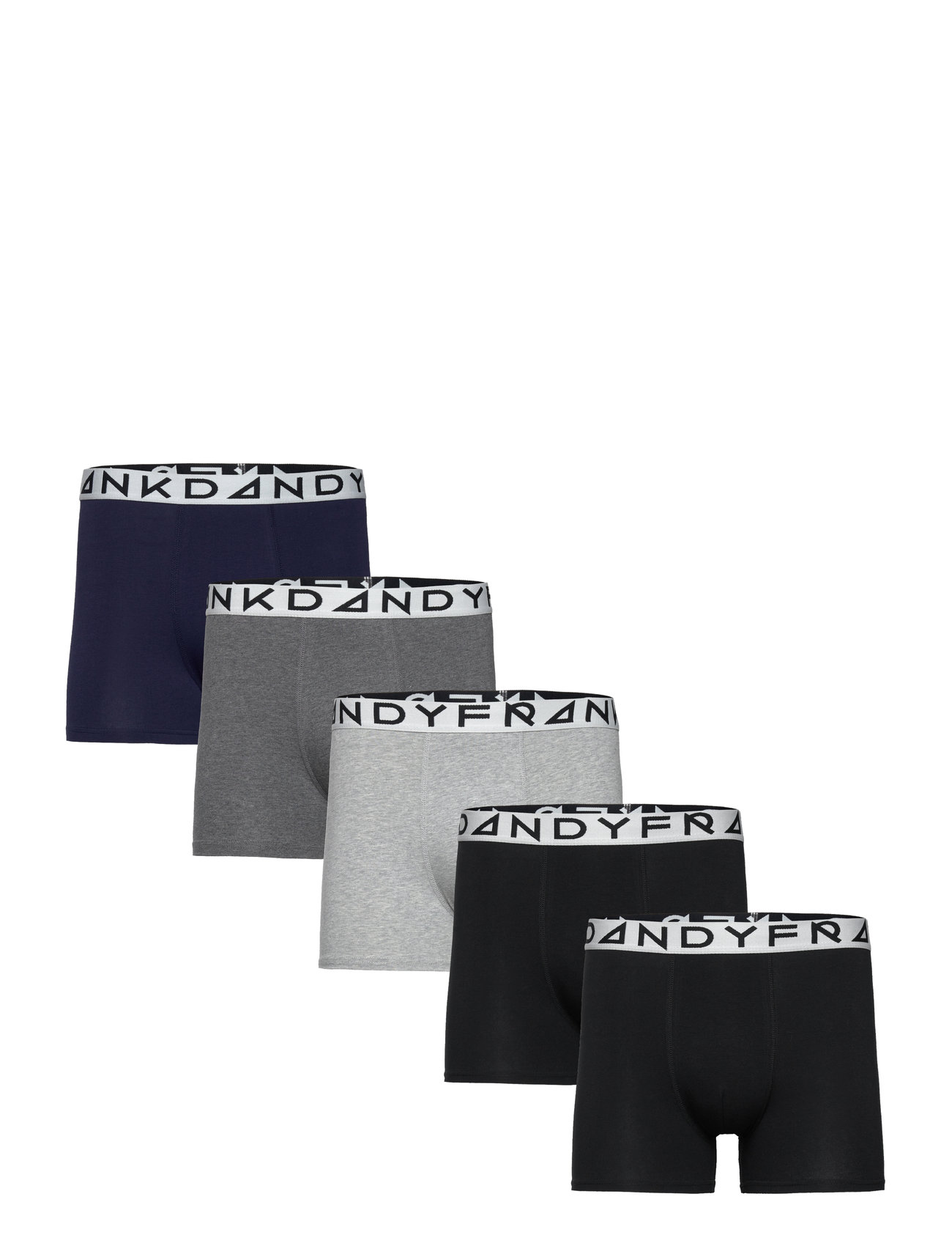 Frank Dandy - BO.5p Reverse boxer - gifts below 15000kr - black/dk grey/blue/grey - 0