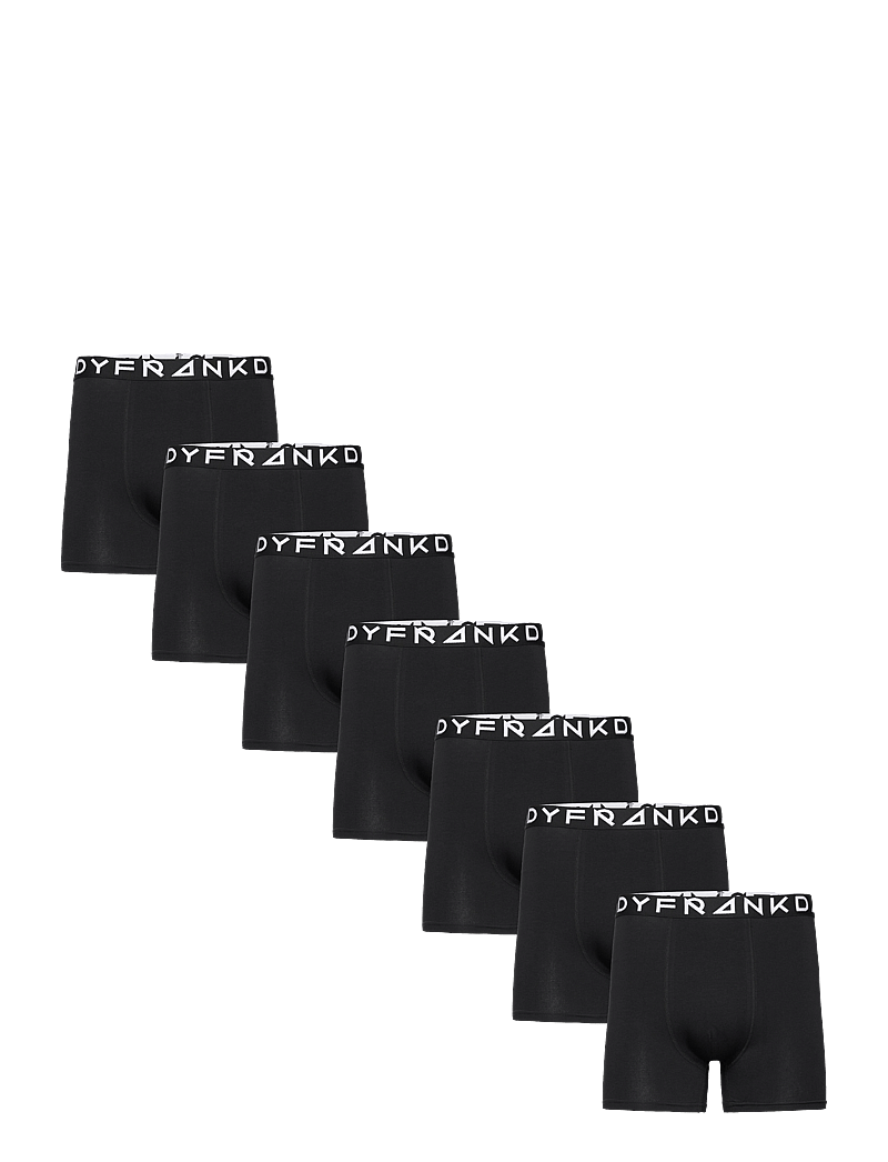Frank Dandy - BO.7p Contrast boxer - aluspükste mitmikpakk - black - 0