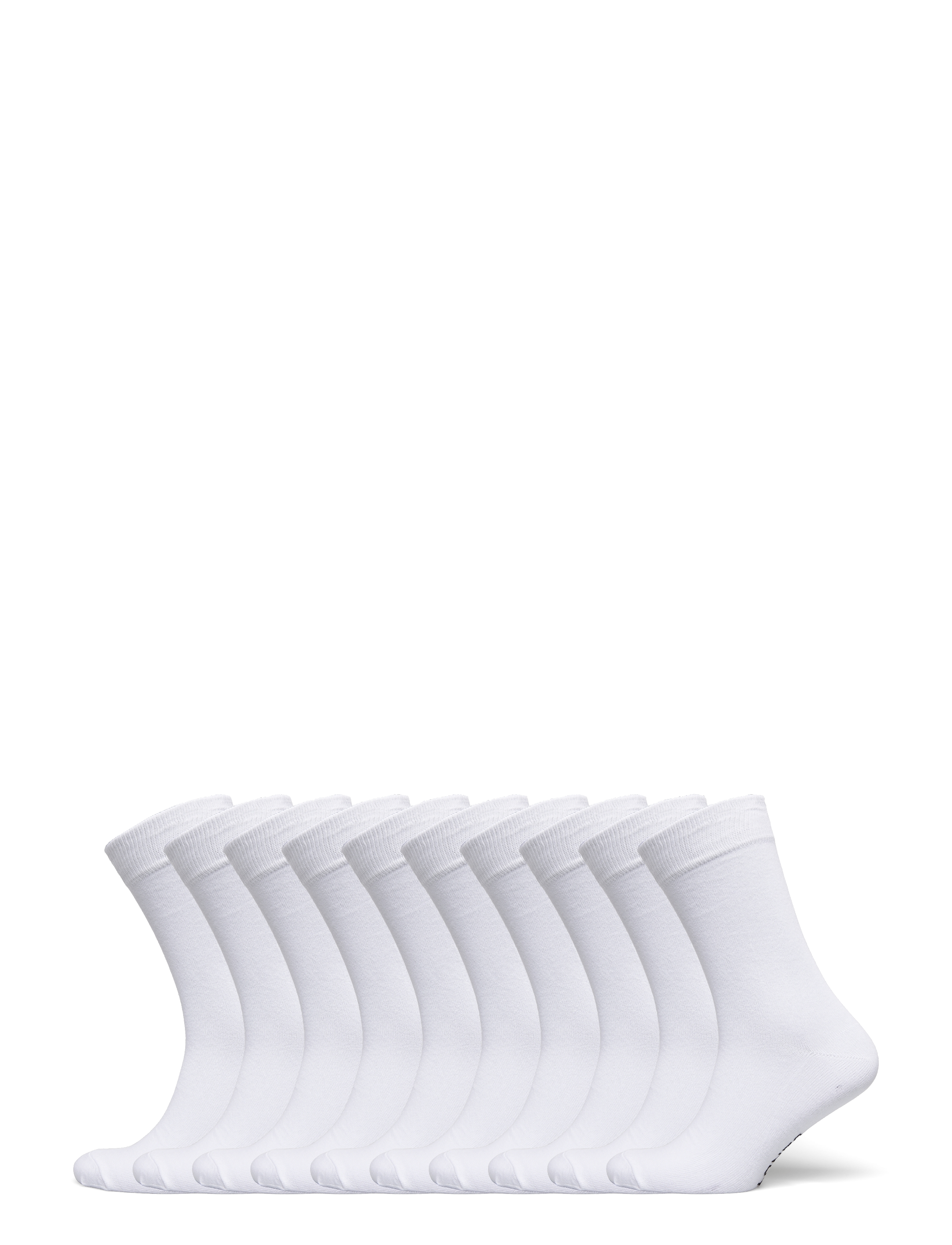 Frank Dandy BO.10p Crew sock - Undertøj - WHITE / white