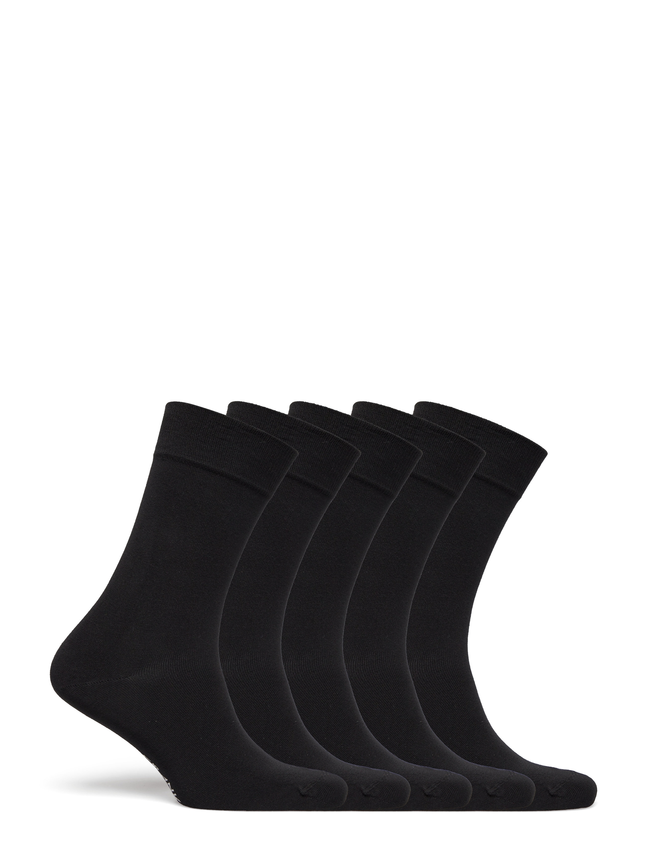Frank Dandy - Bamboo Solid Crew Sock - laagste prijzen - black - 1