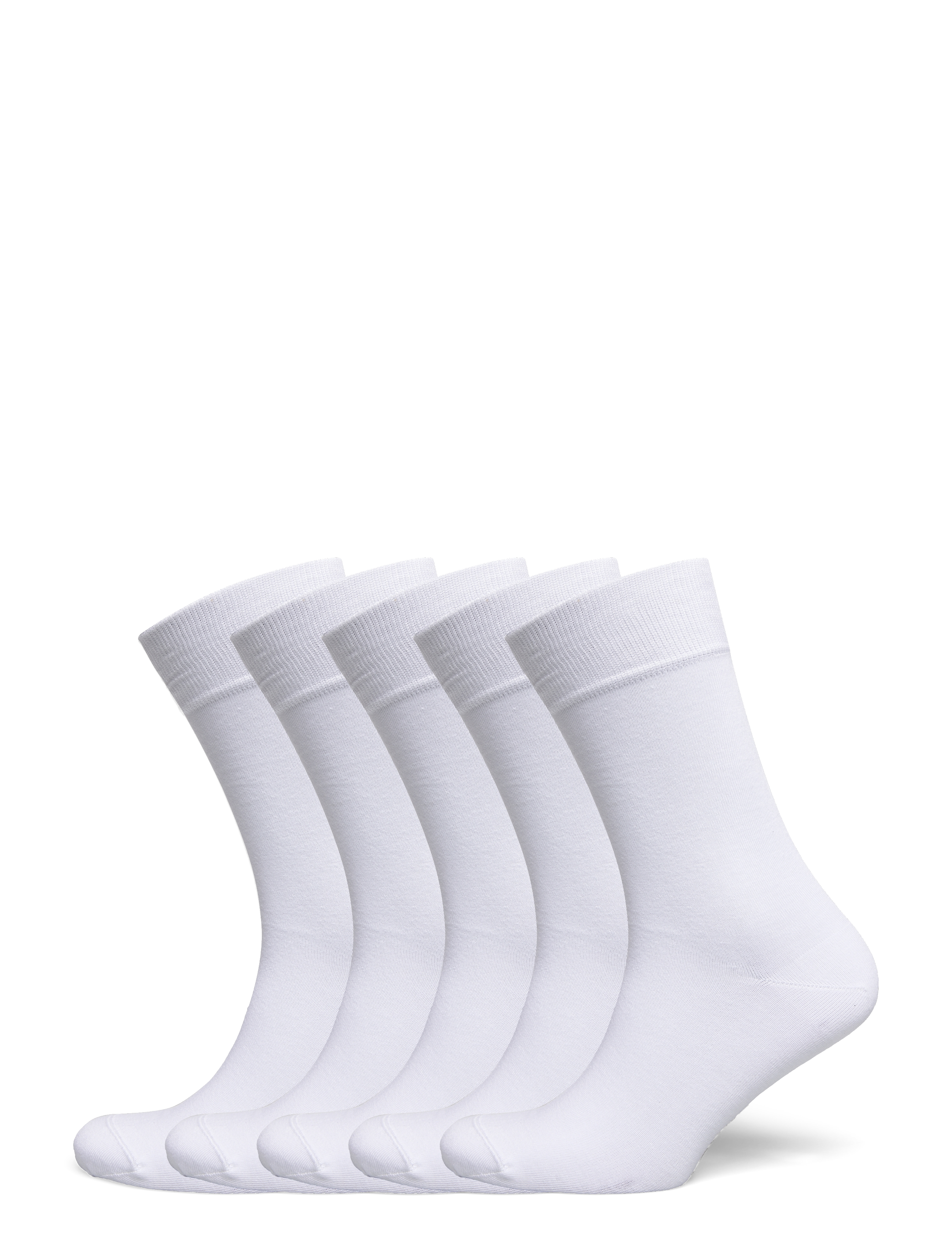 Frank Dandy Bamboo Solid Crew Sock, Mænd, Sokker, Hvid, Str: 41-46